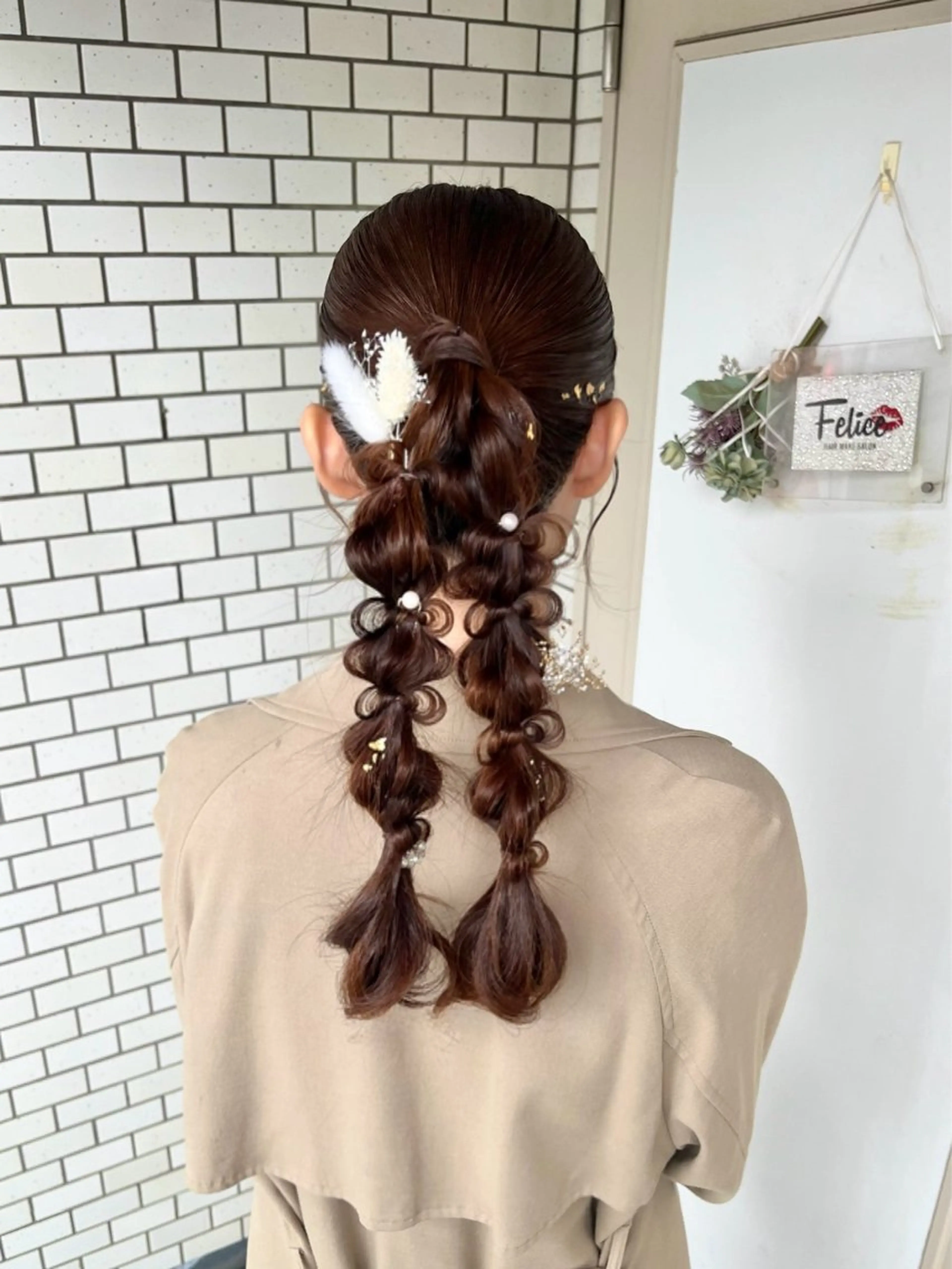 ヘアアレンジ 結婚式・ブライダル 髪飾り ヘアセット 推し活/イベントヘア 🎀✨yuriのヘアスタイル