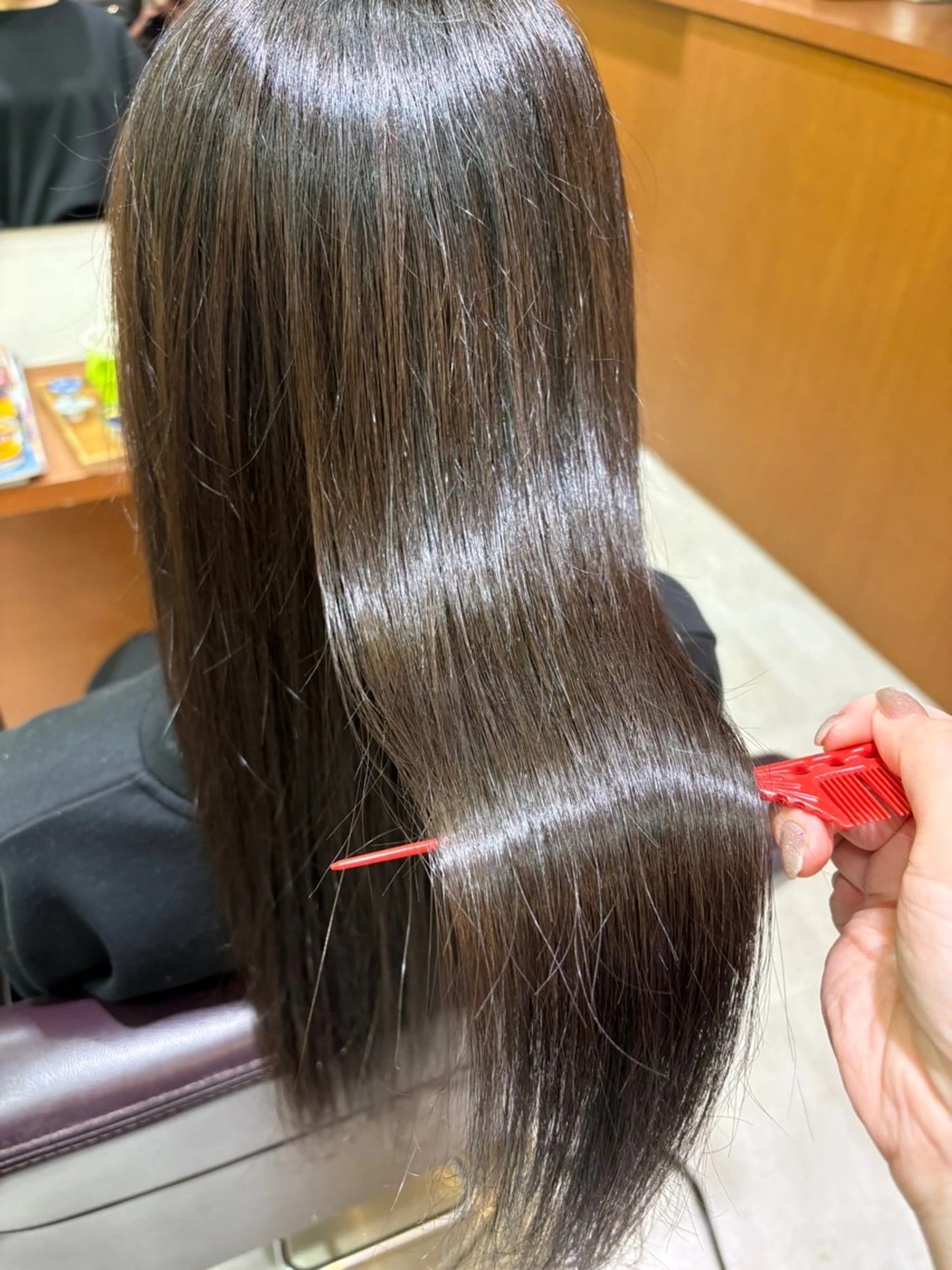 ロング カラー 髪質改善 トリートメント カット ヘアカラー トリートメント 加藤 遥花のヘアスタイル