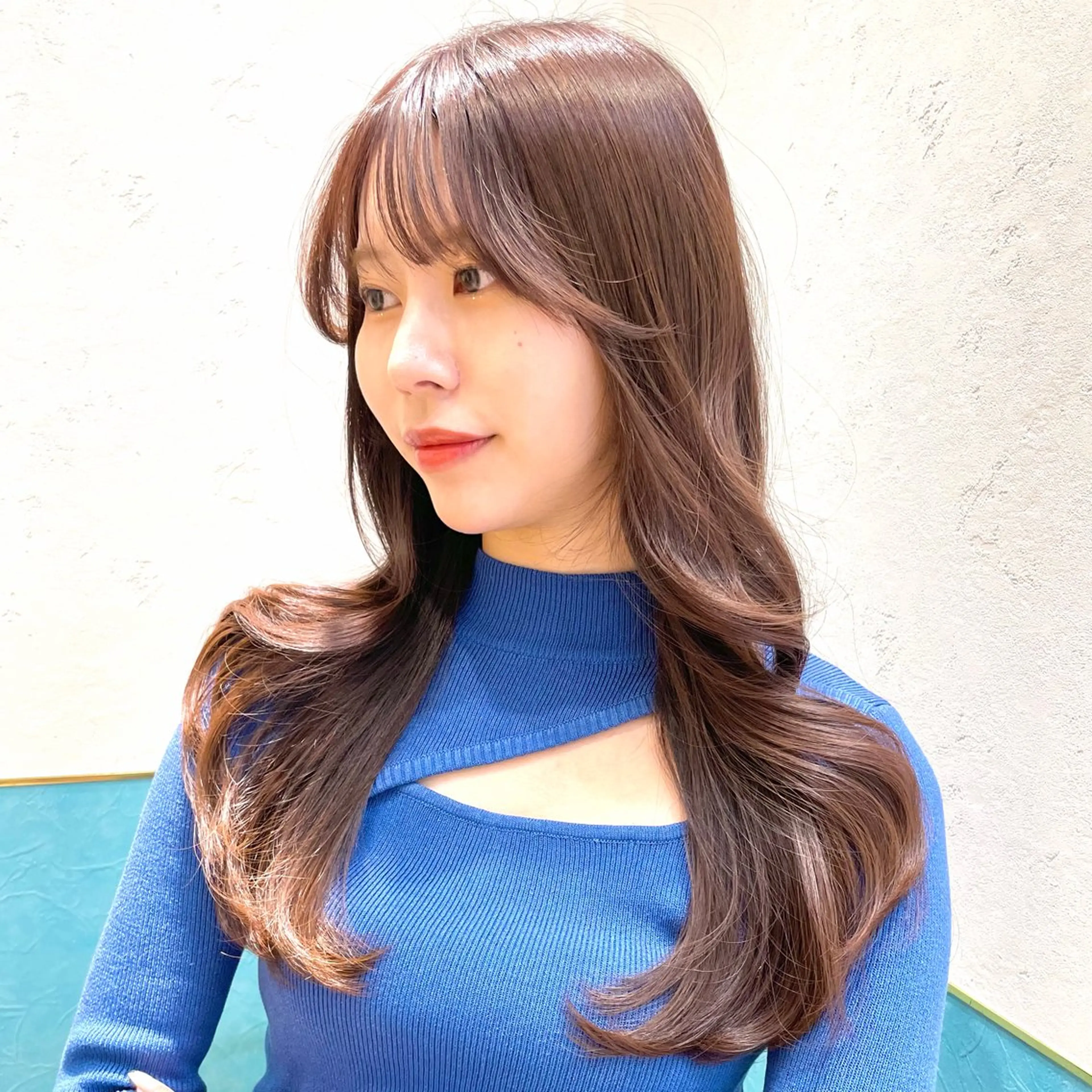 ロング カット ヘアカラー トリートメント 韓国/ハッシュカット /レイヤー🧸‎千純のヘアスタイル