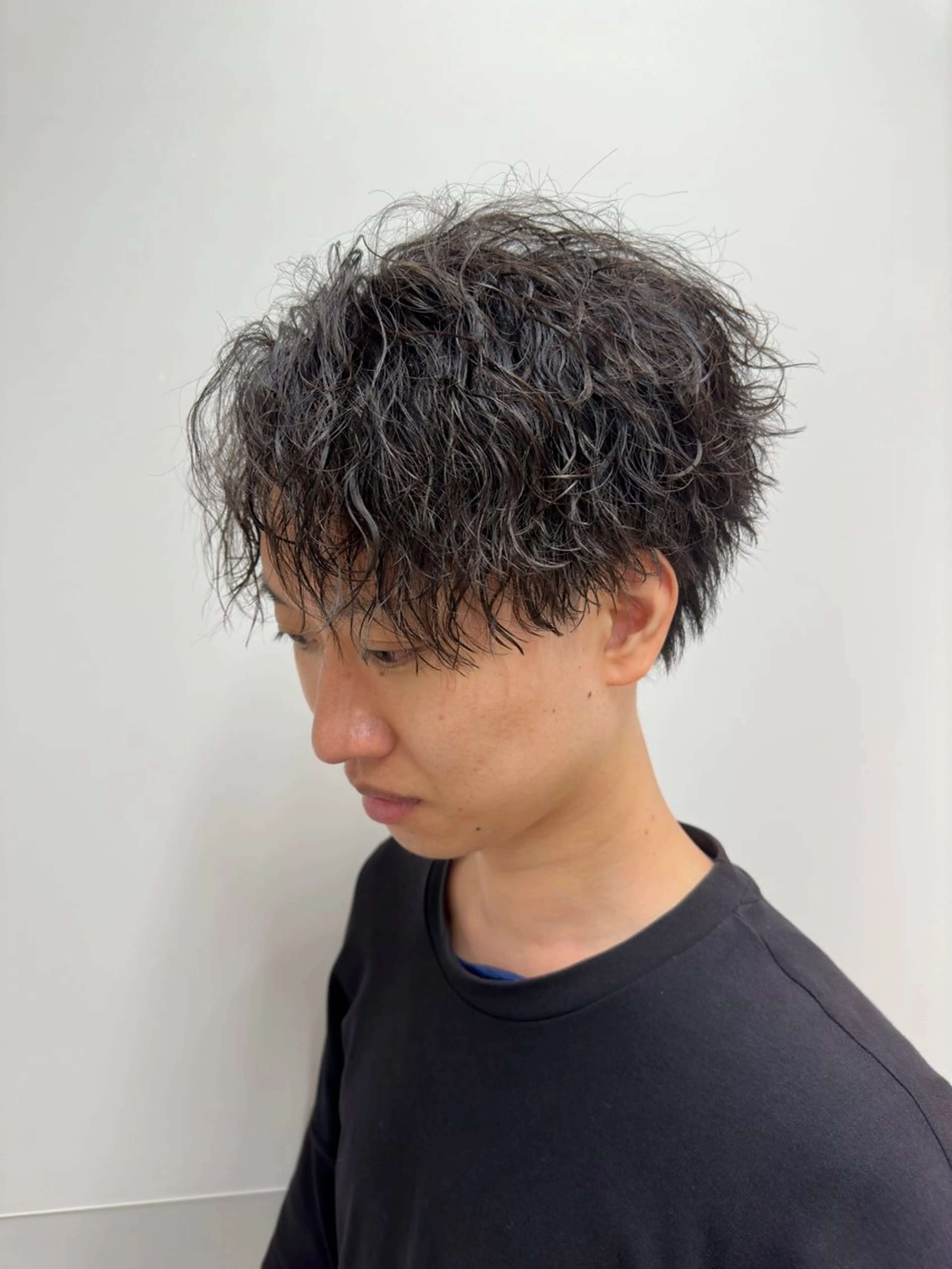 ショート パーマ メンズ カット パーマ ヘッドスパ 【大宮】 メンズ専門吉川のヘアスタイル