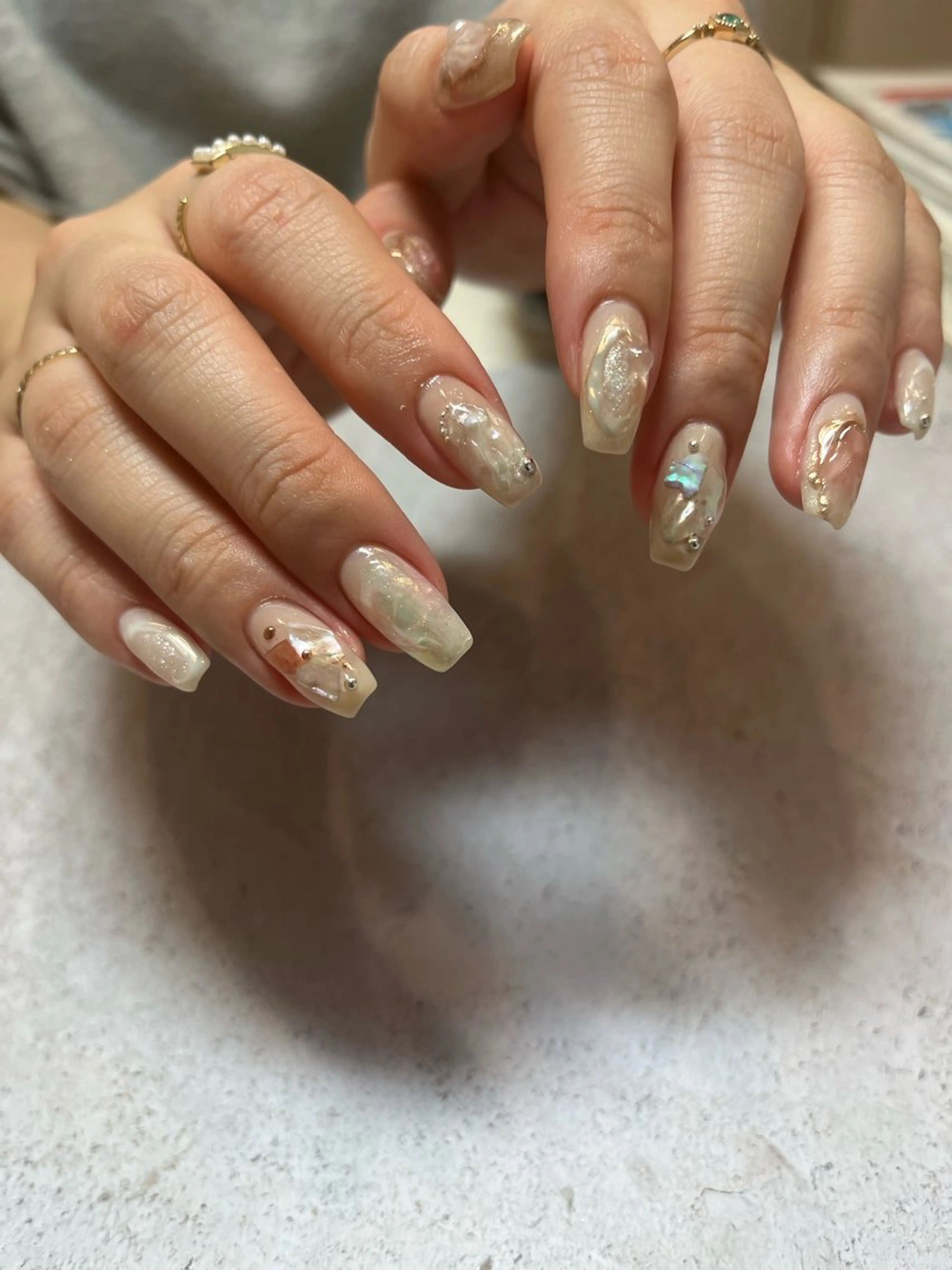 ネイル ハンドネイル 【LINON】 airiのネイルデザイン