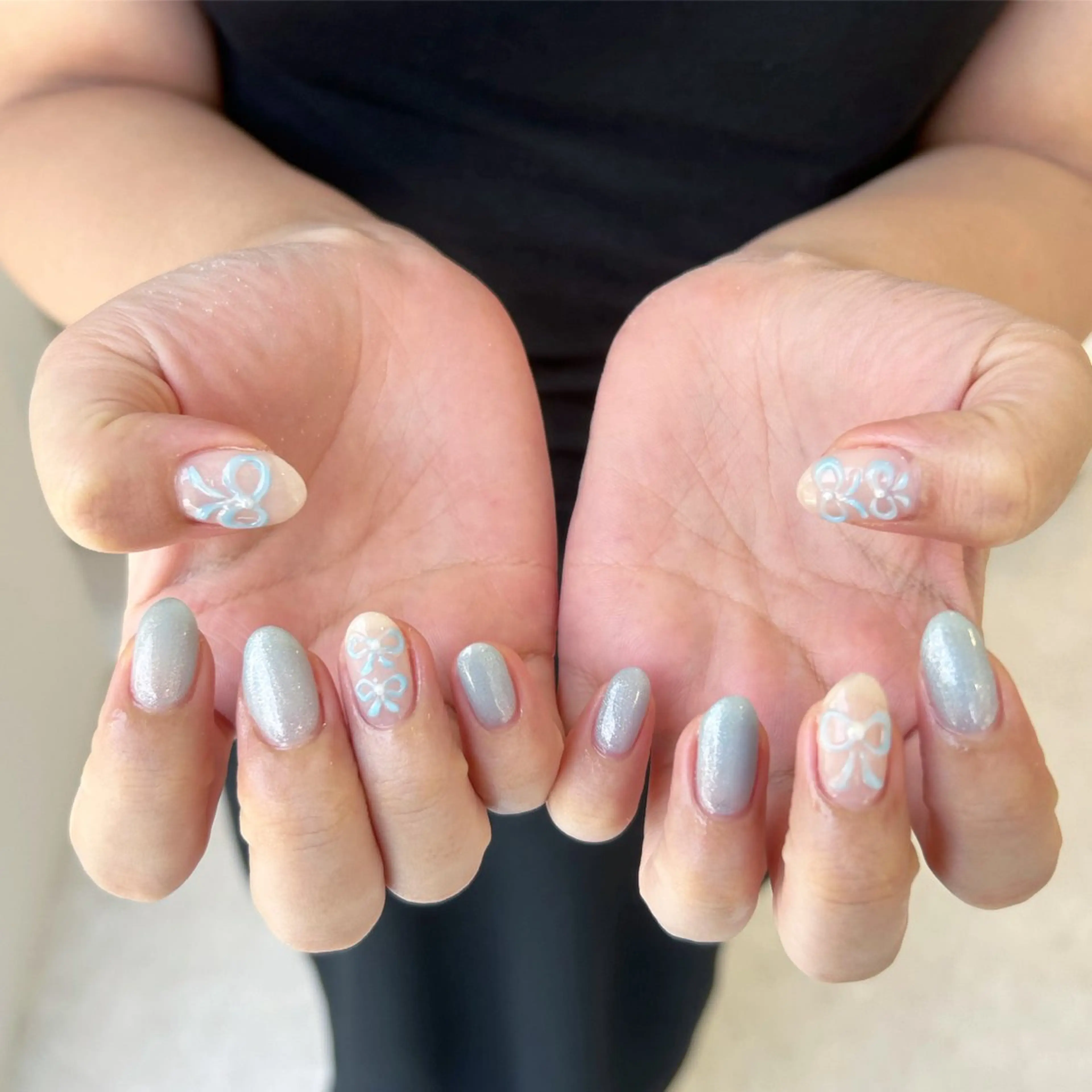 ネイル マグネットネイル ハンドネイル Uzuki ／ROCCOnailのネイルデザイン