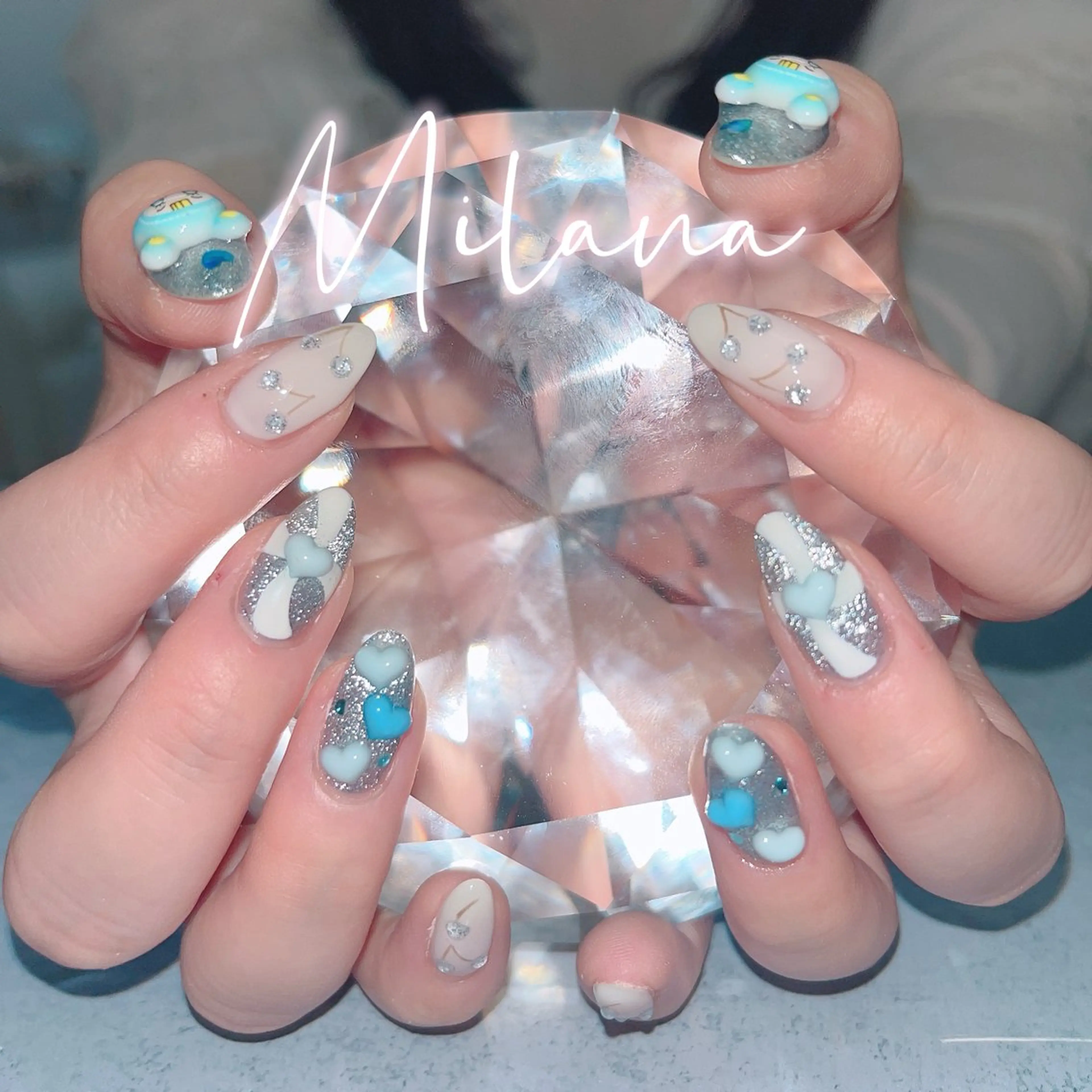 ネイル ハンドネイル Milana 西里のネイルデザイン