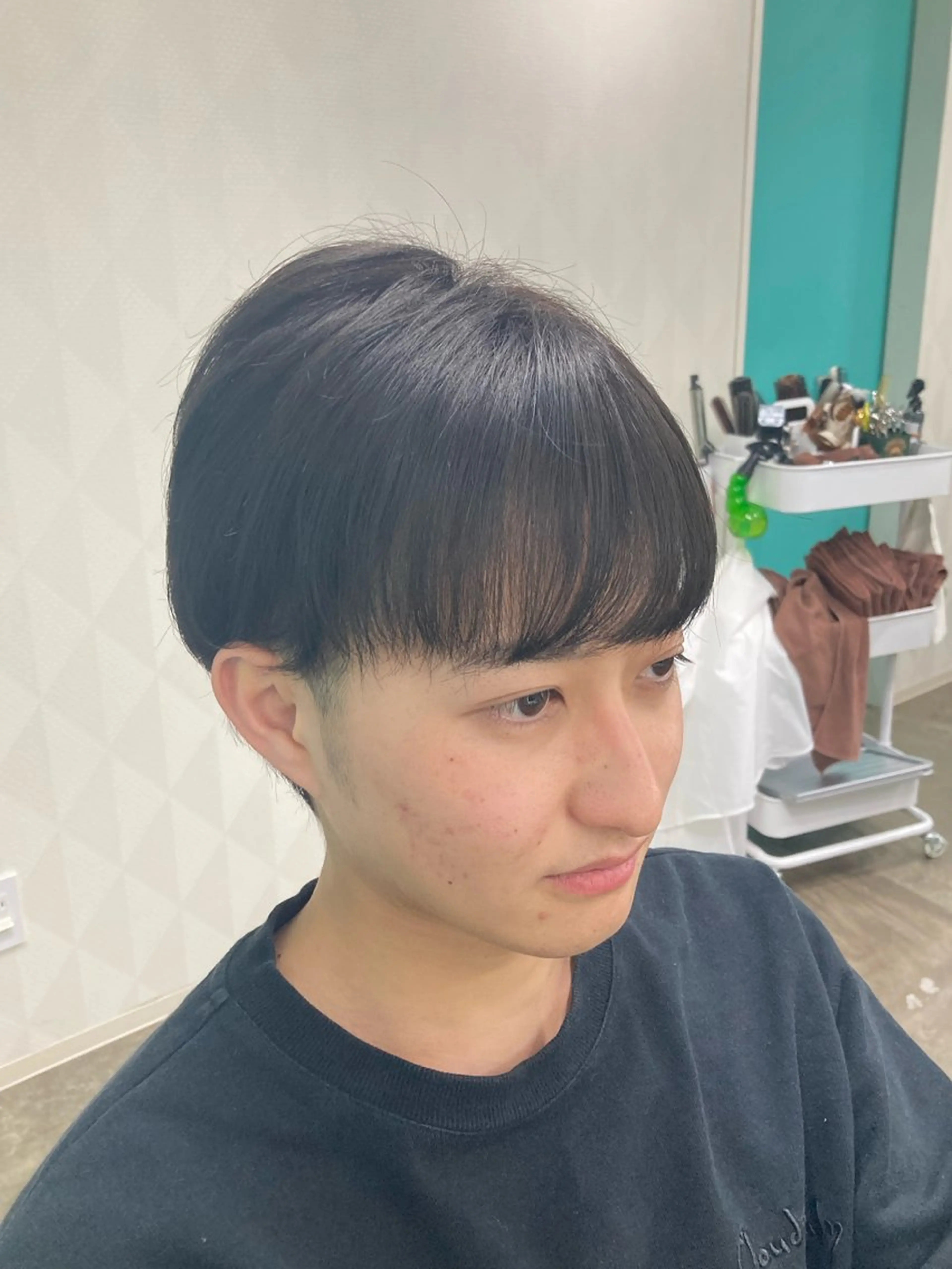 ショート メンズ メンズパーマ メンズショート ツーブロック 刈り上げ ショートヘア カット ヘッドスパ 縮毛矯正/ /関内/あべももこのヘアスタイル