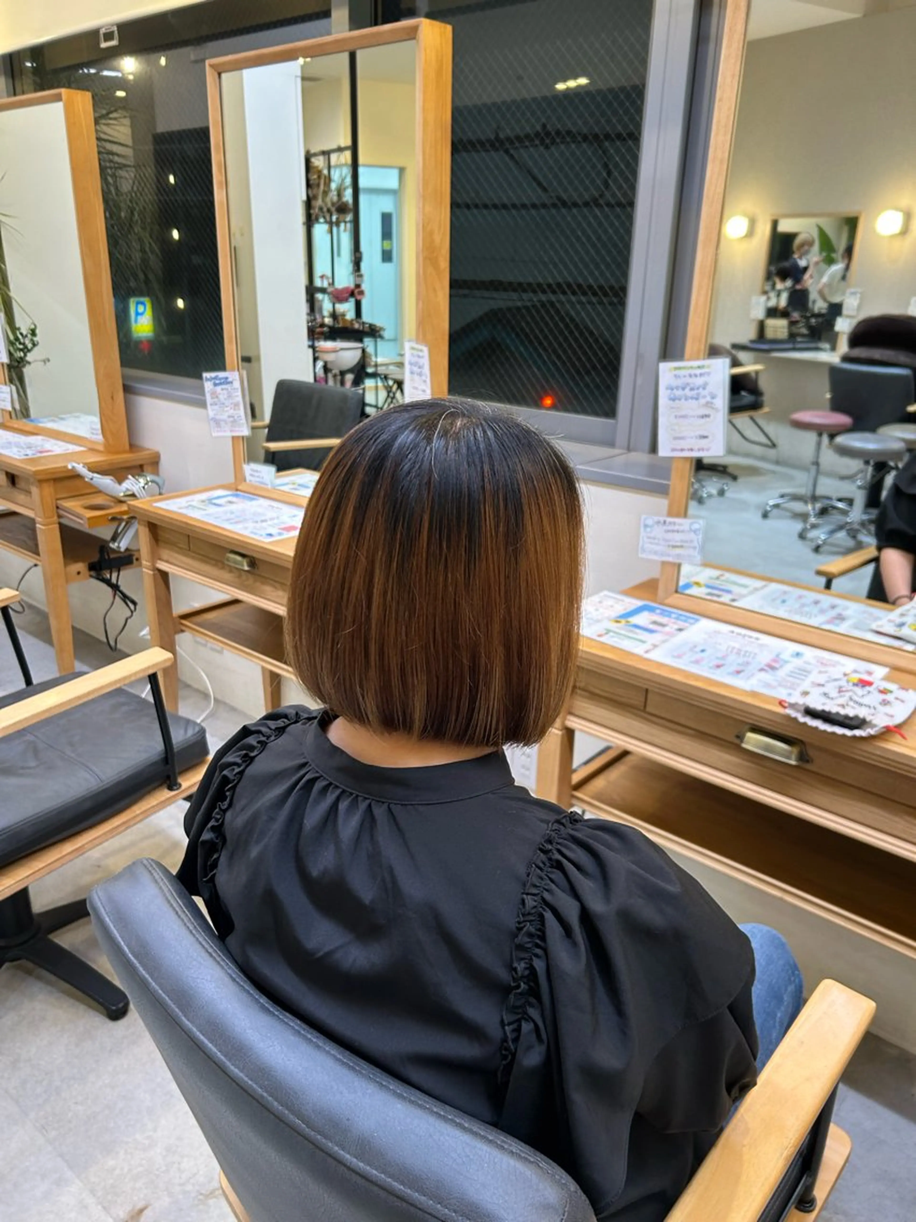 ミディアム ボブ 村上 一葉のヘアスタイル