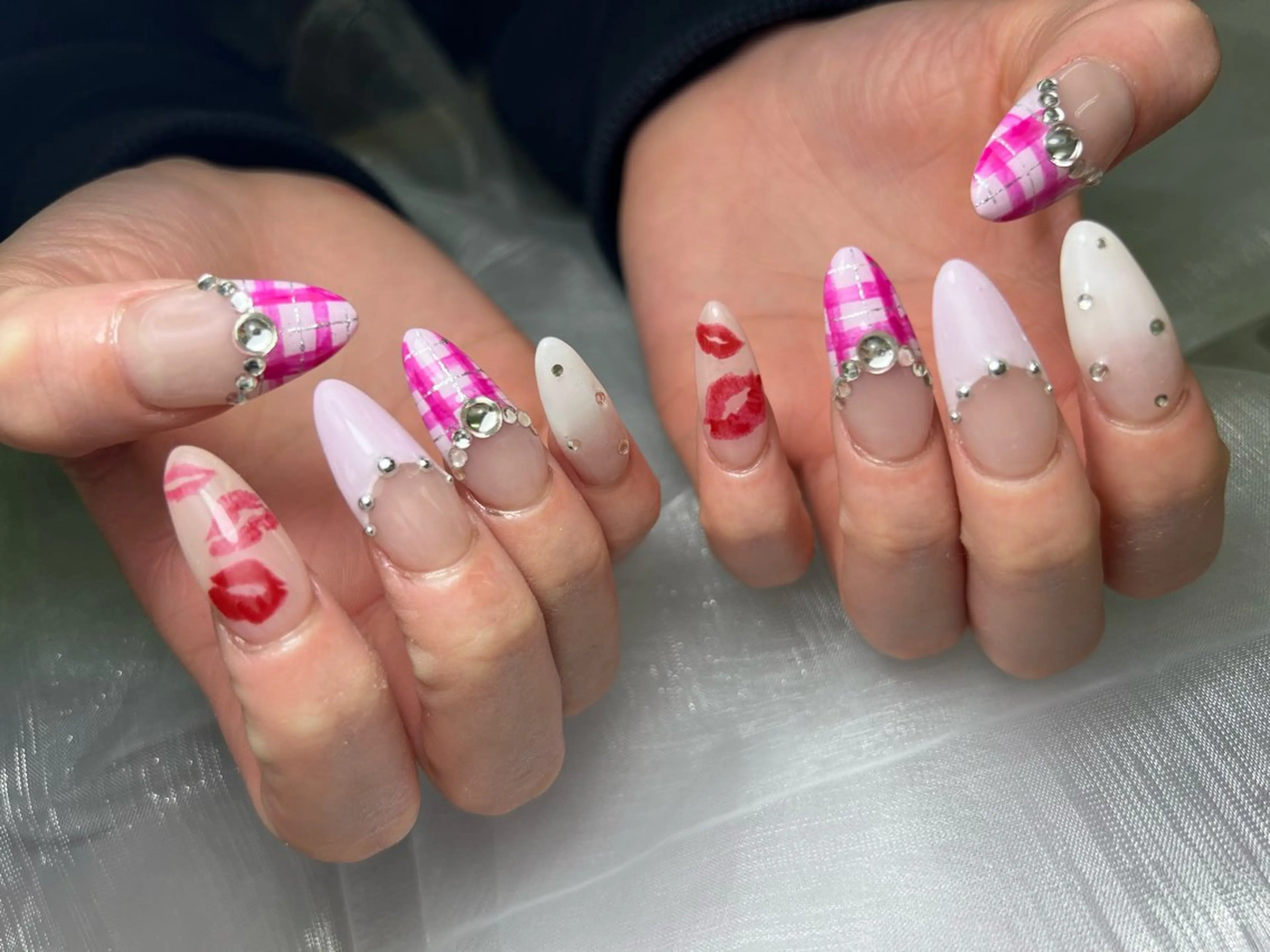 ネイル ハンドネイル Mana‪ ‪·͜· ❤︎‬のネイルデザイン