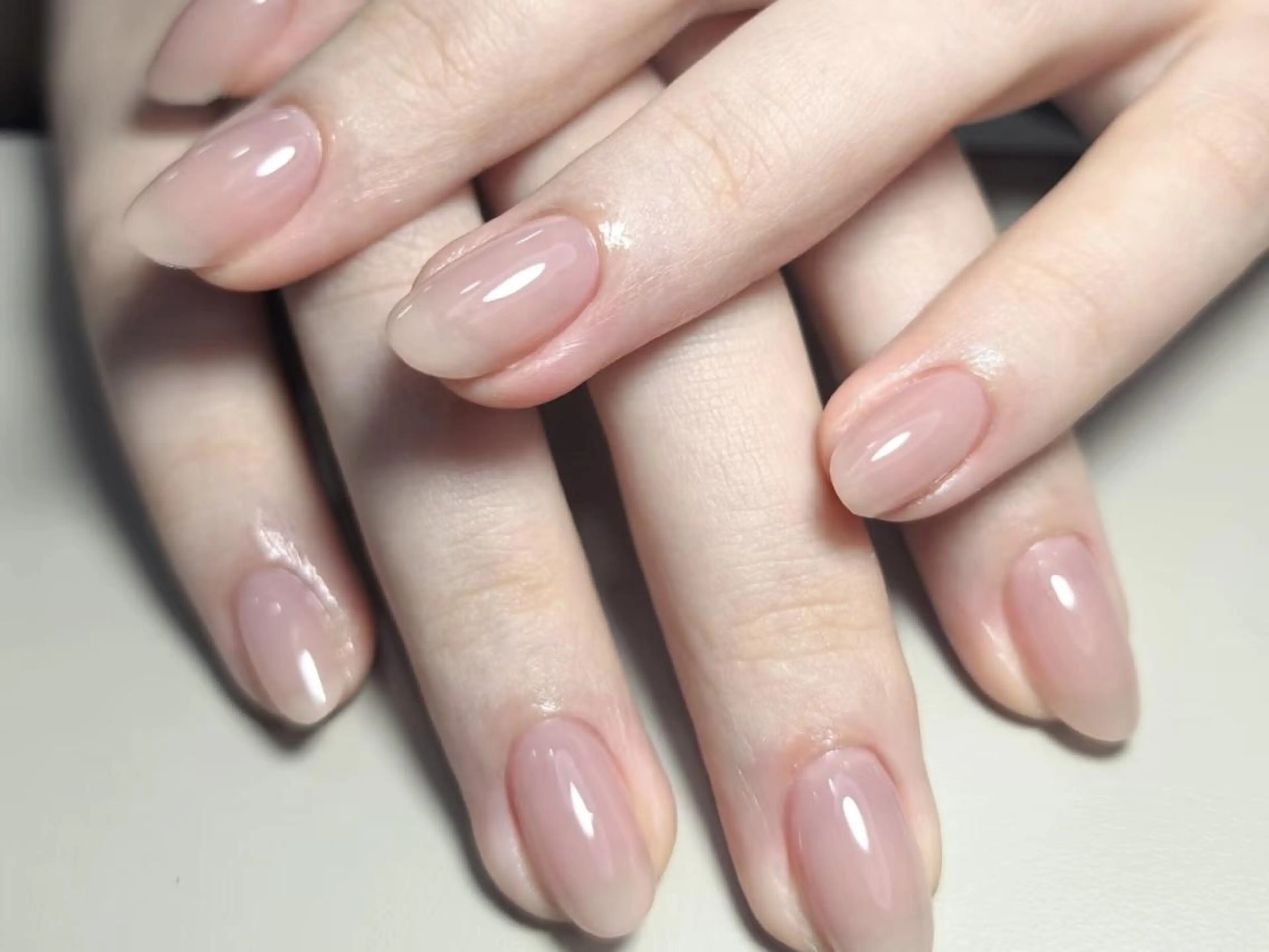 メンズ ネイル アートネイル フレンチネイル ジェルネイル キラキラネイル パラジェル Bloom kabukiのネイルデザイン