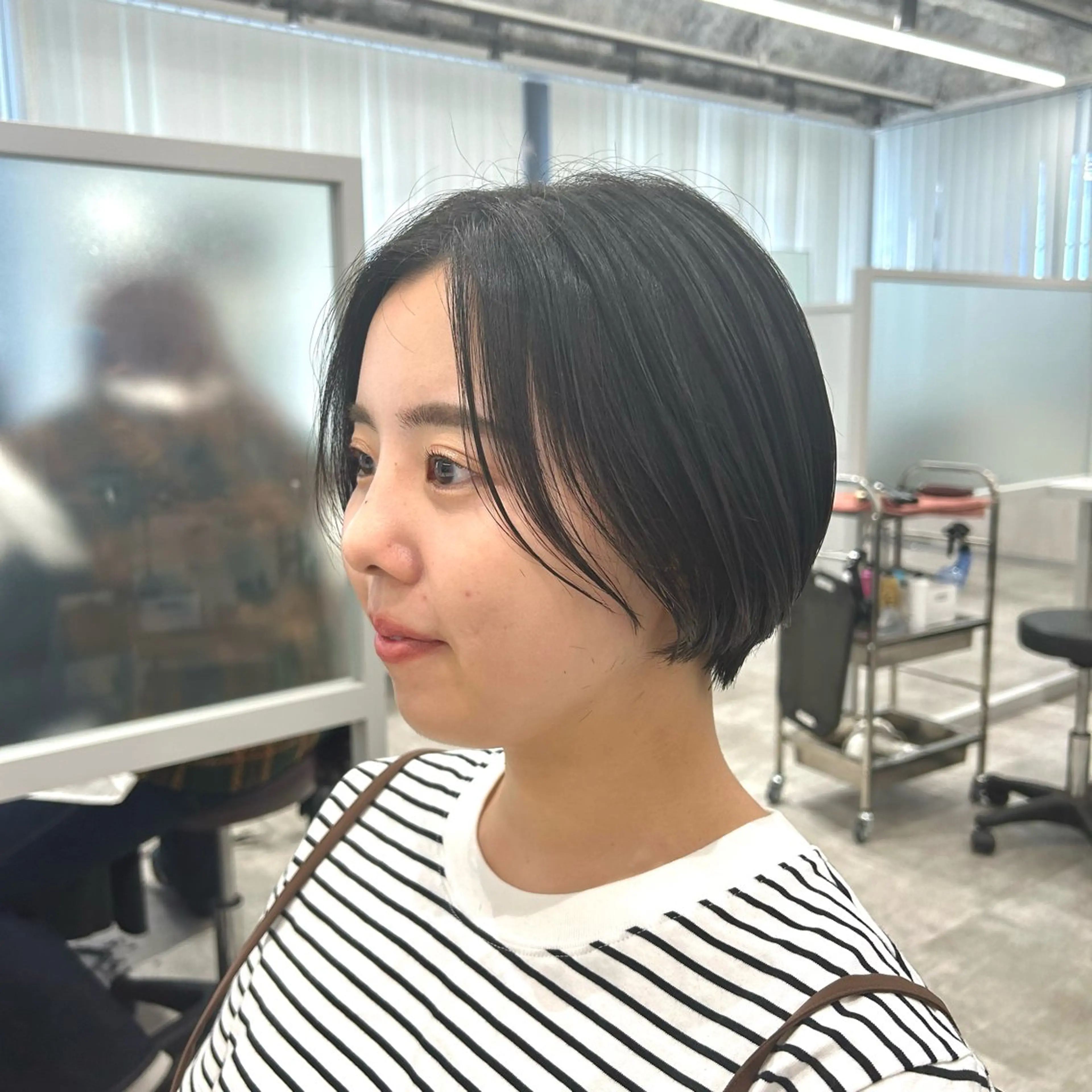 ショート ショートヘア 西梅田  トウマ モデル募集中‼️のヘアスタイル