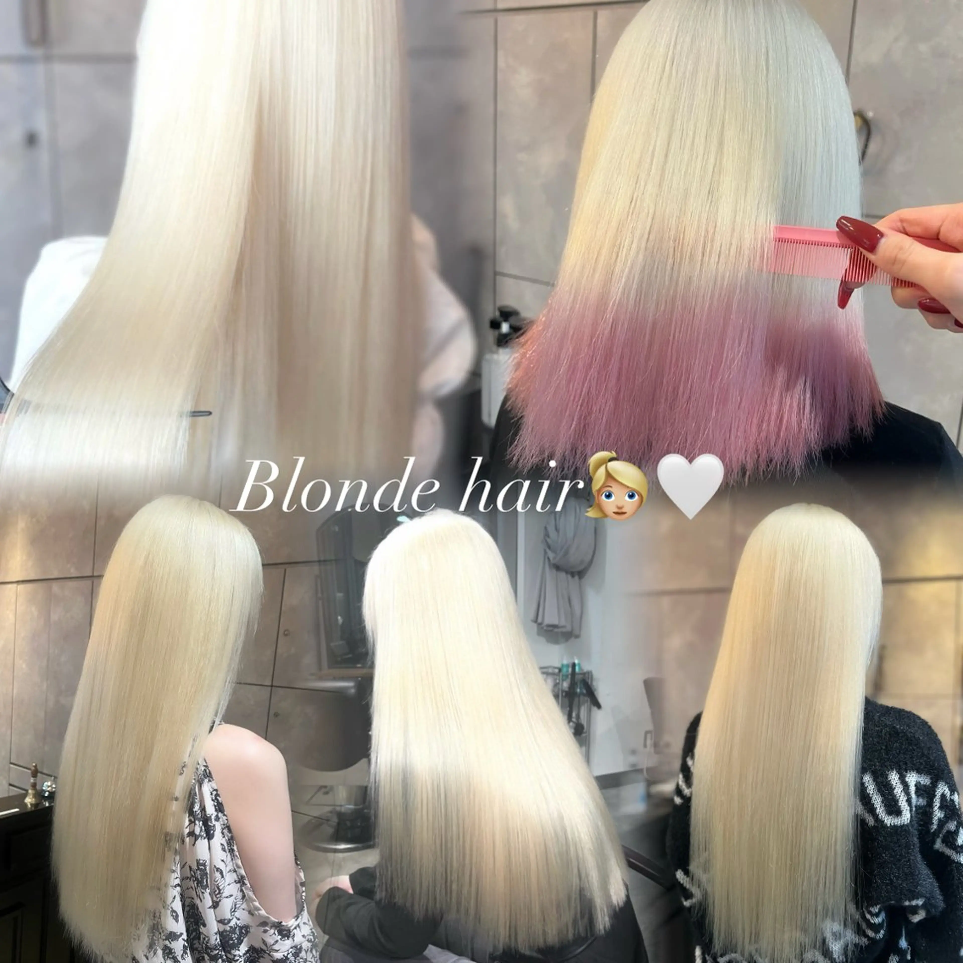 ロング カラー 🎀ハイトーン・艶 カラー HANA🎀のヘアスタイル