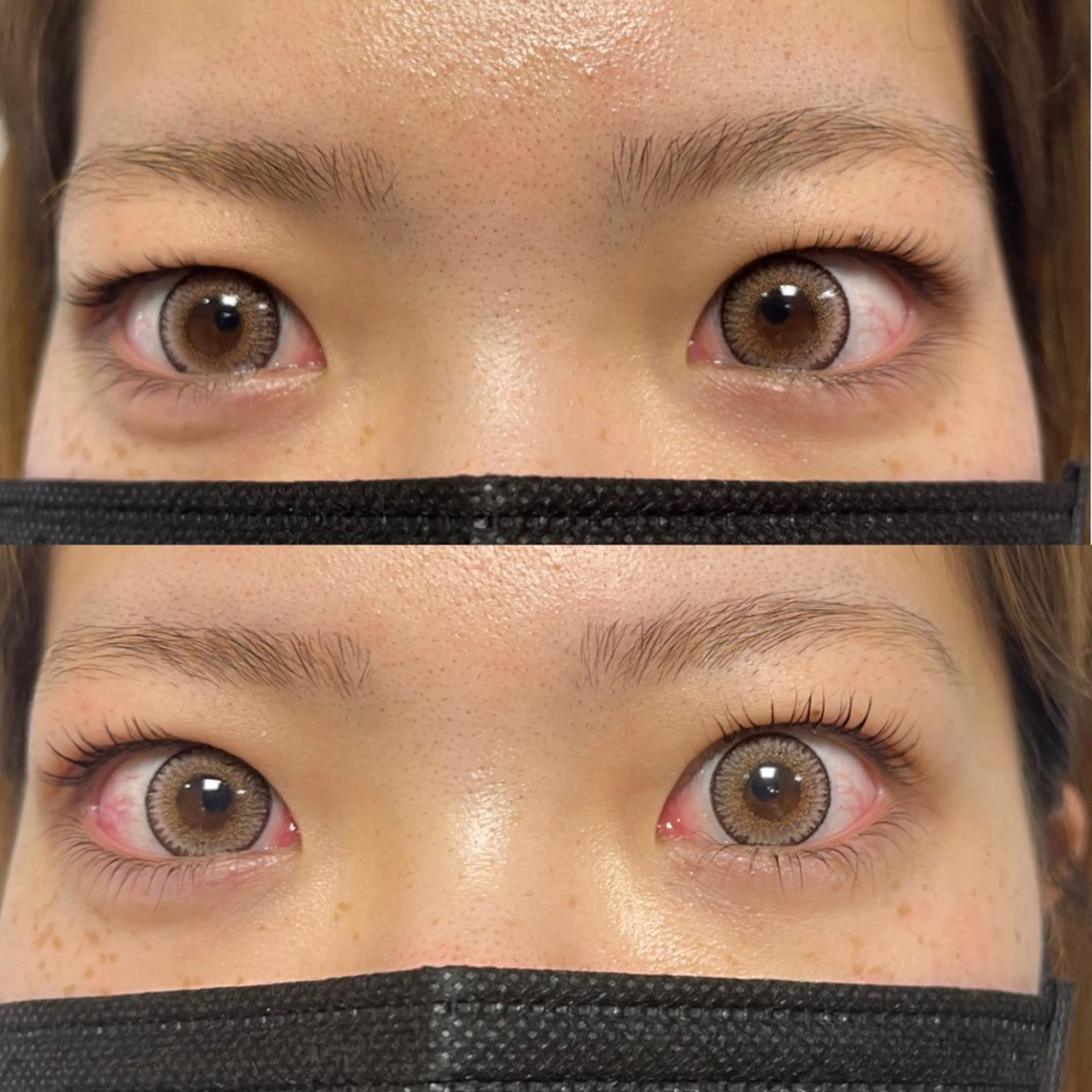 マツエク・マツパ 下まつげエクステ キクチ アミのヘアスタイル