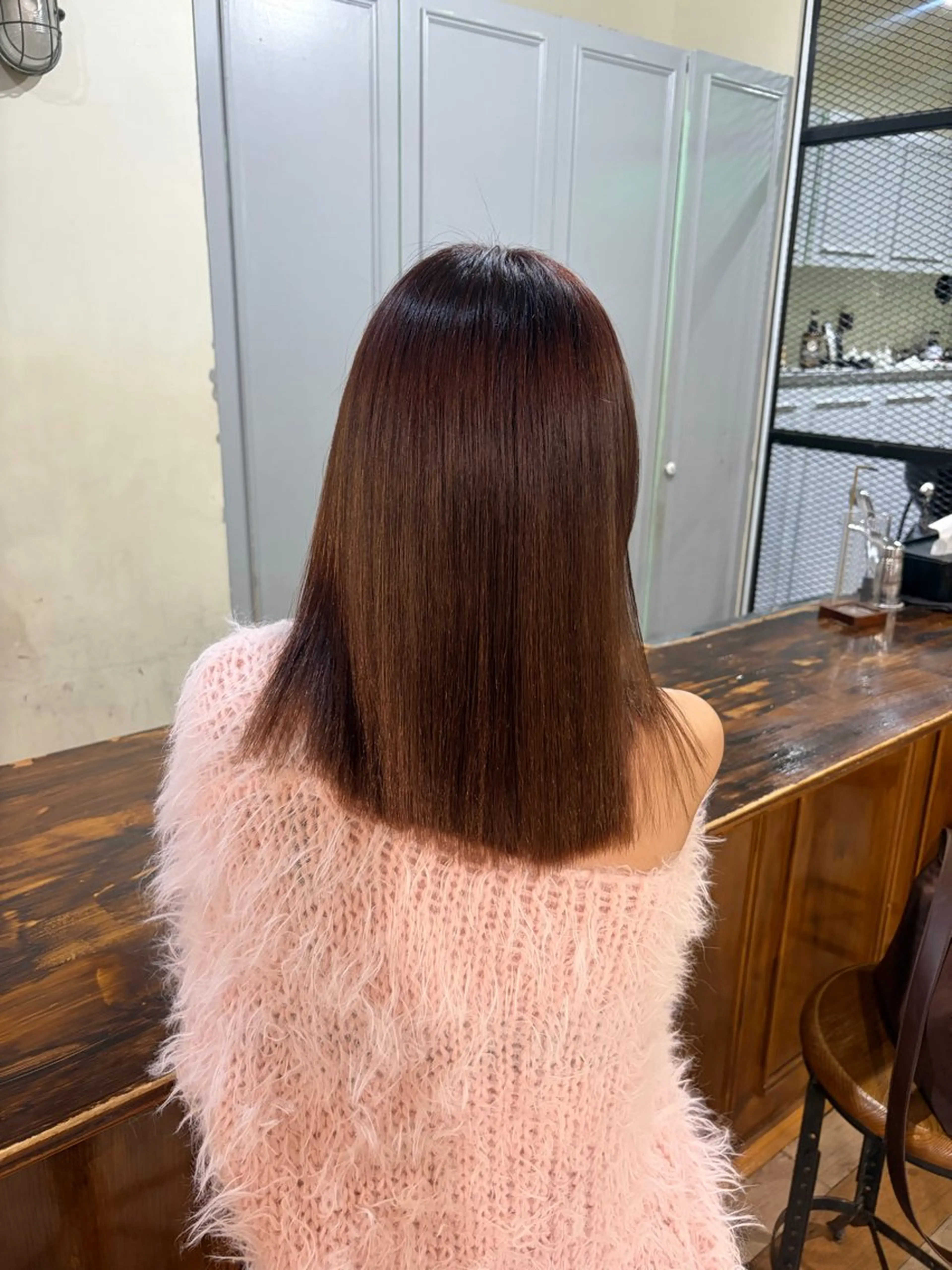 ミディアム ヘアカラー 💜🦋 COCONA🦋💜のヘアスタイル