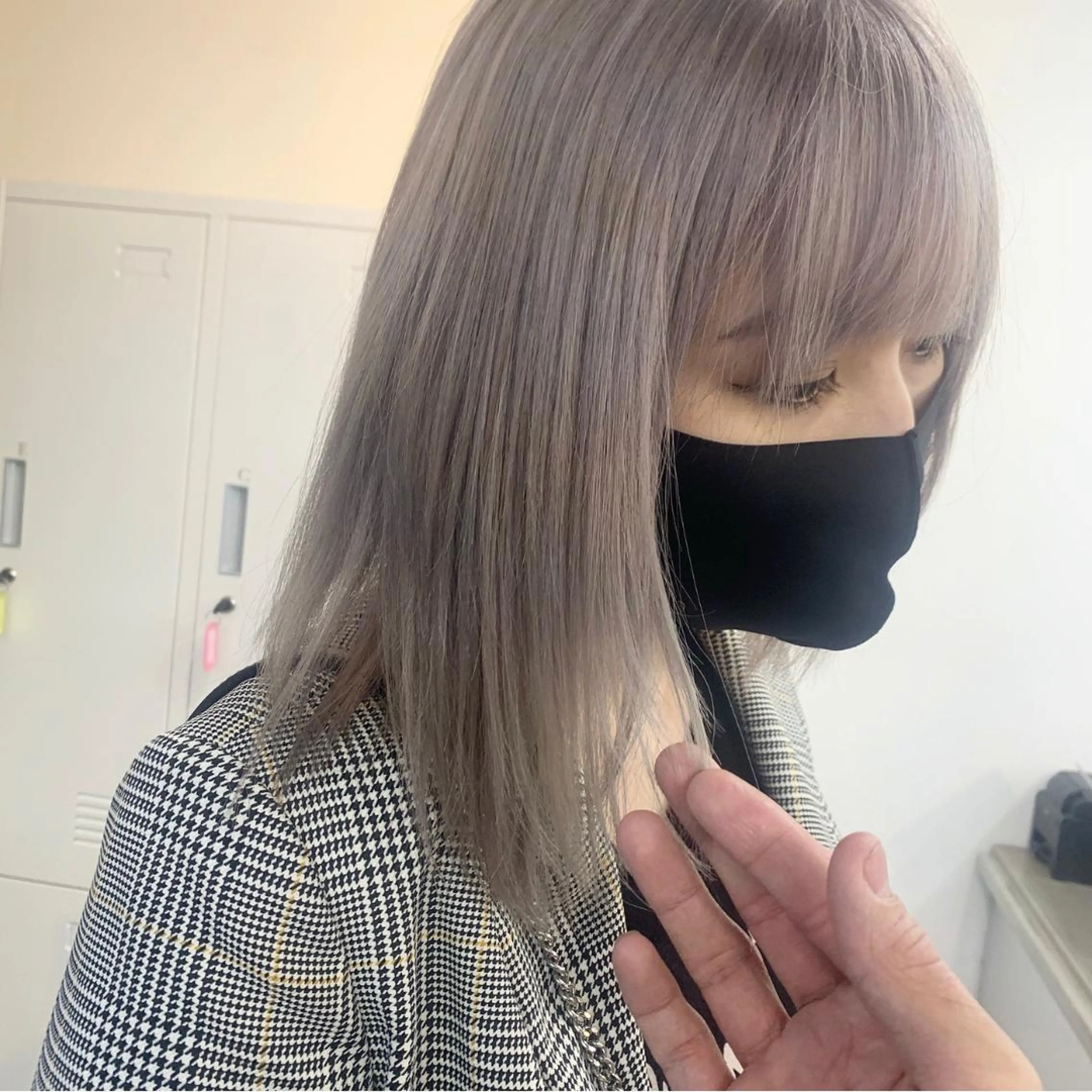 ショート カラー ヘアアレンジ ハイトーン/美髪矯正 🍃大江拓実のヘアスタイル