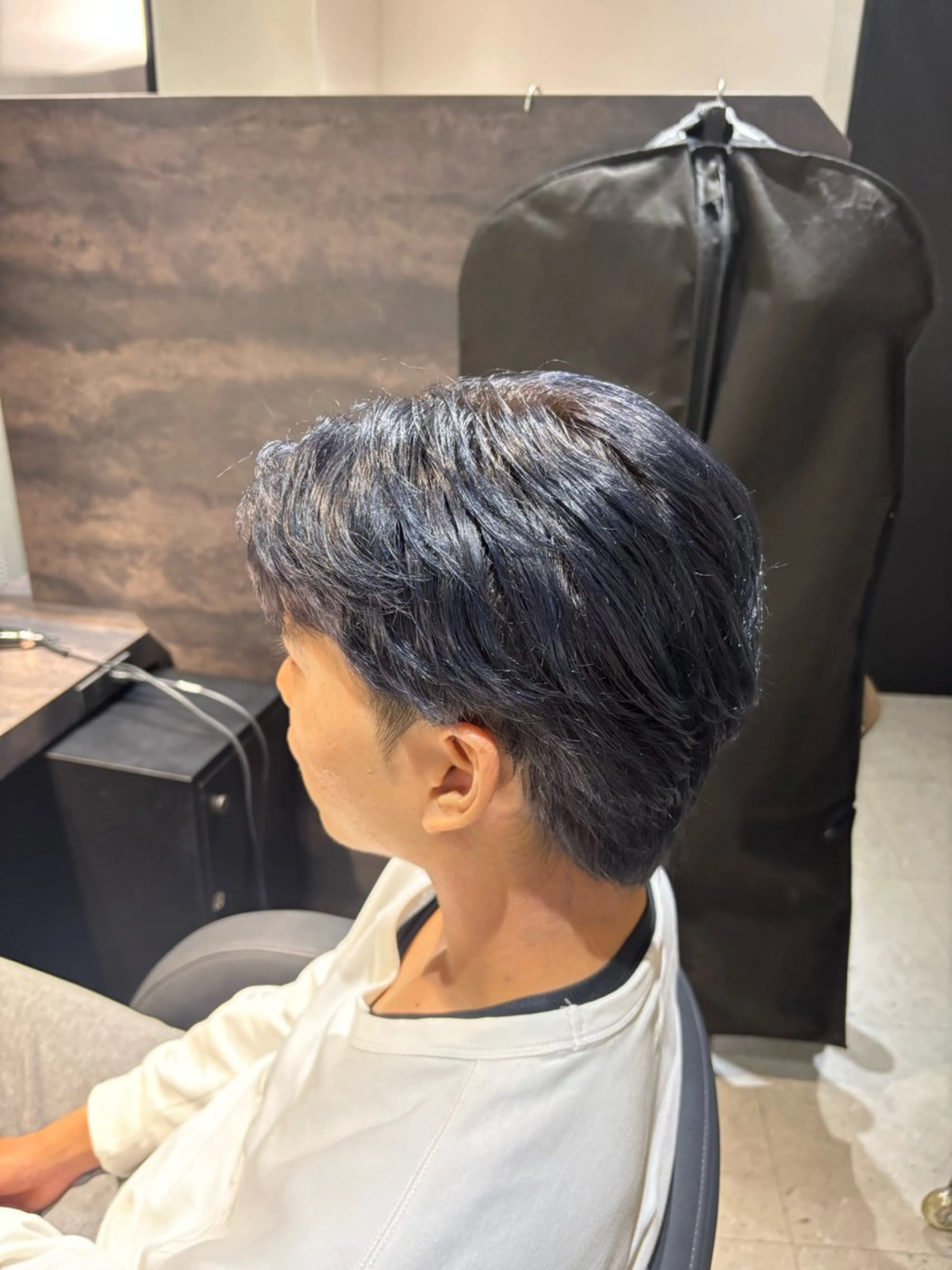 メンズ カット ヘアカラー 佐々木 輝人のヘアスタイル