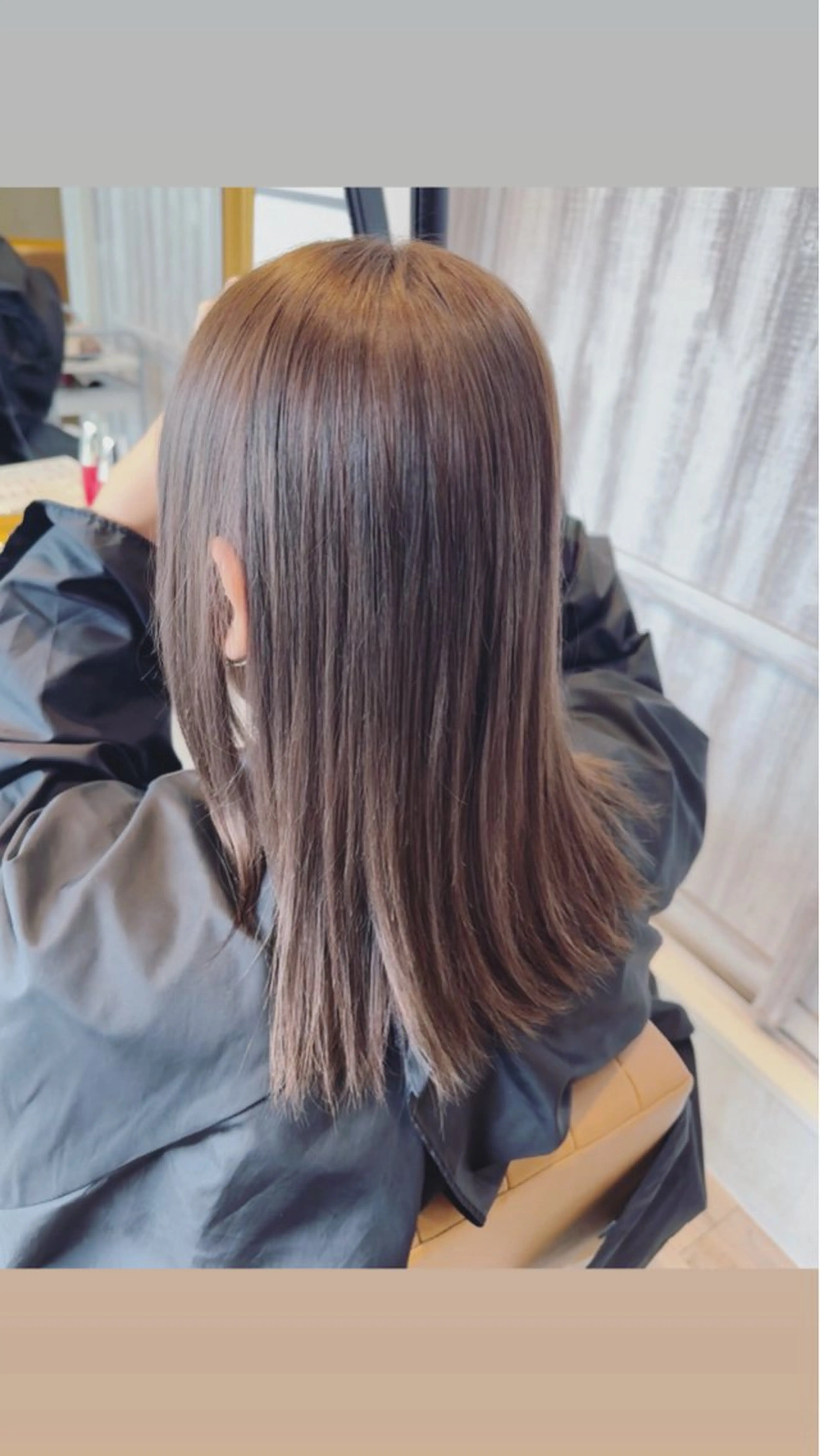 ミディアム ヘアカラー トリートメント 美優🐩/透明感/ ブリーチ/栄のヘアスタイル