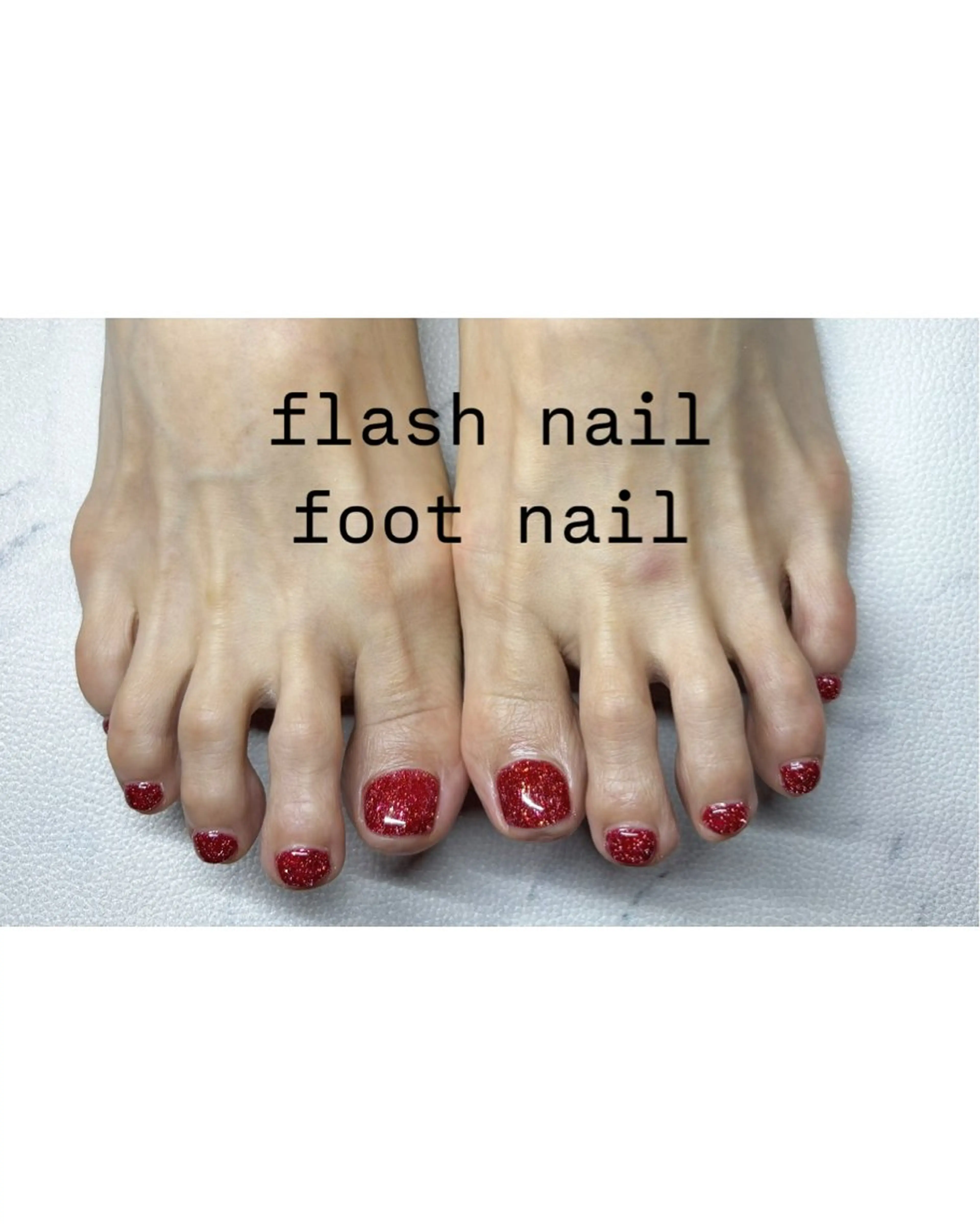 ネイル フラッシュネイル ジェルネイル 赤色 BellaLuna 武藤美里のネイルデザイン