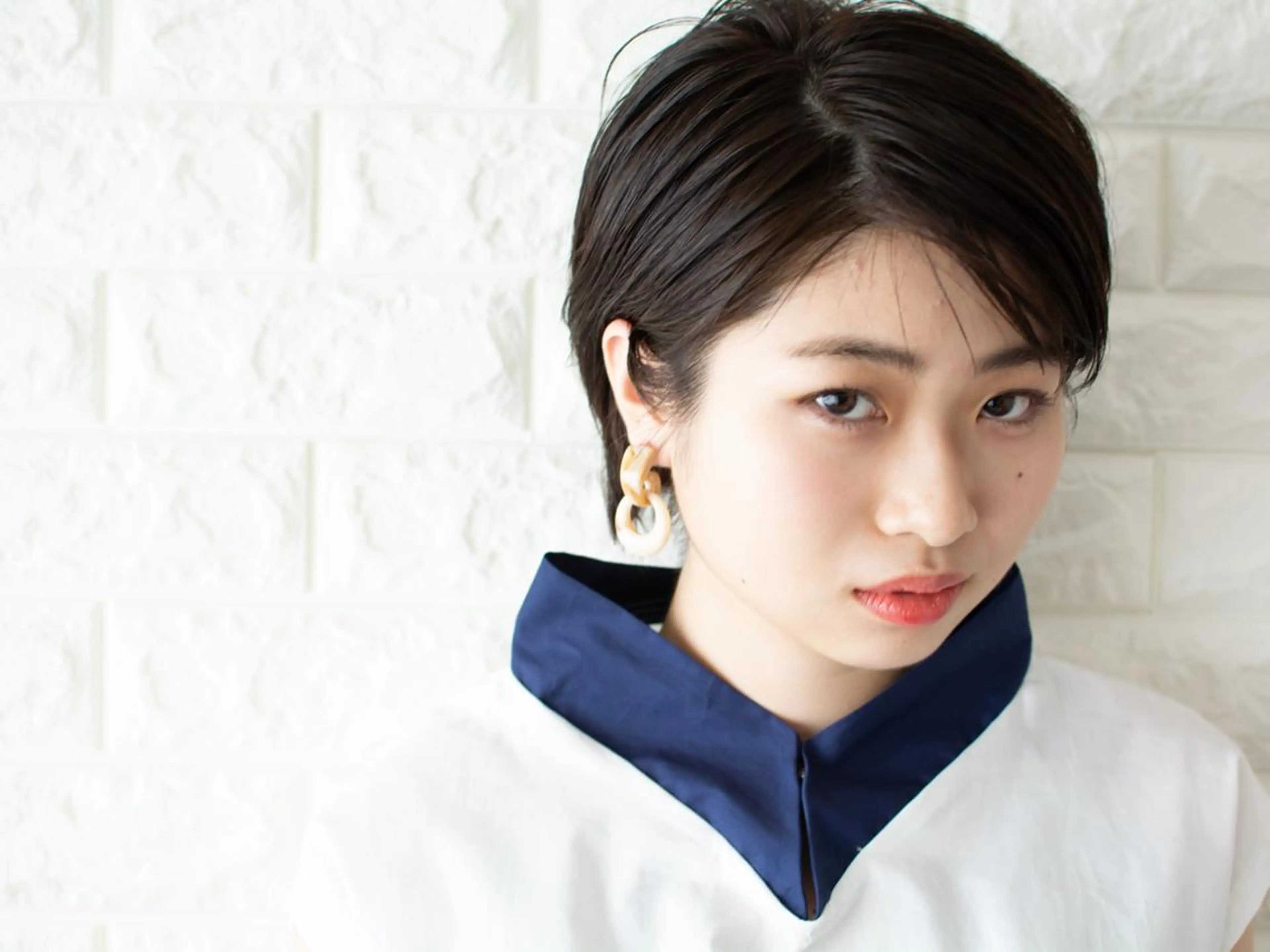 ショート ショートボブ アッシュ ボブ 外国人風カラー ショートヘア 撮影モデル 斉藤 正敏のその他イメージ