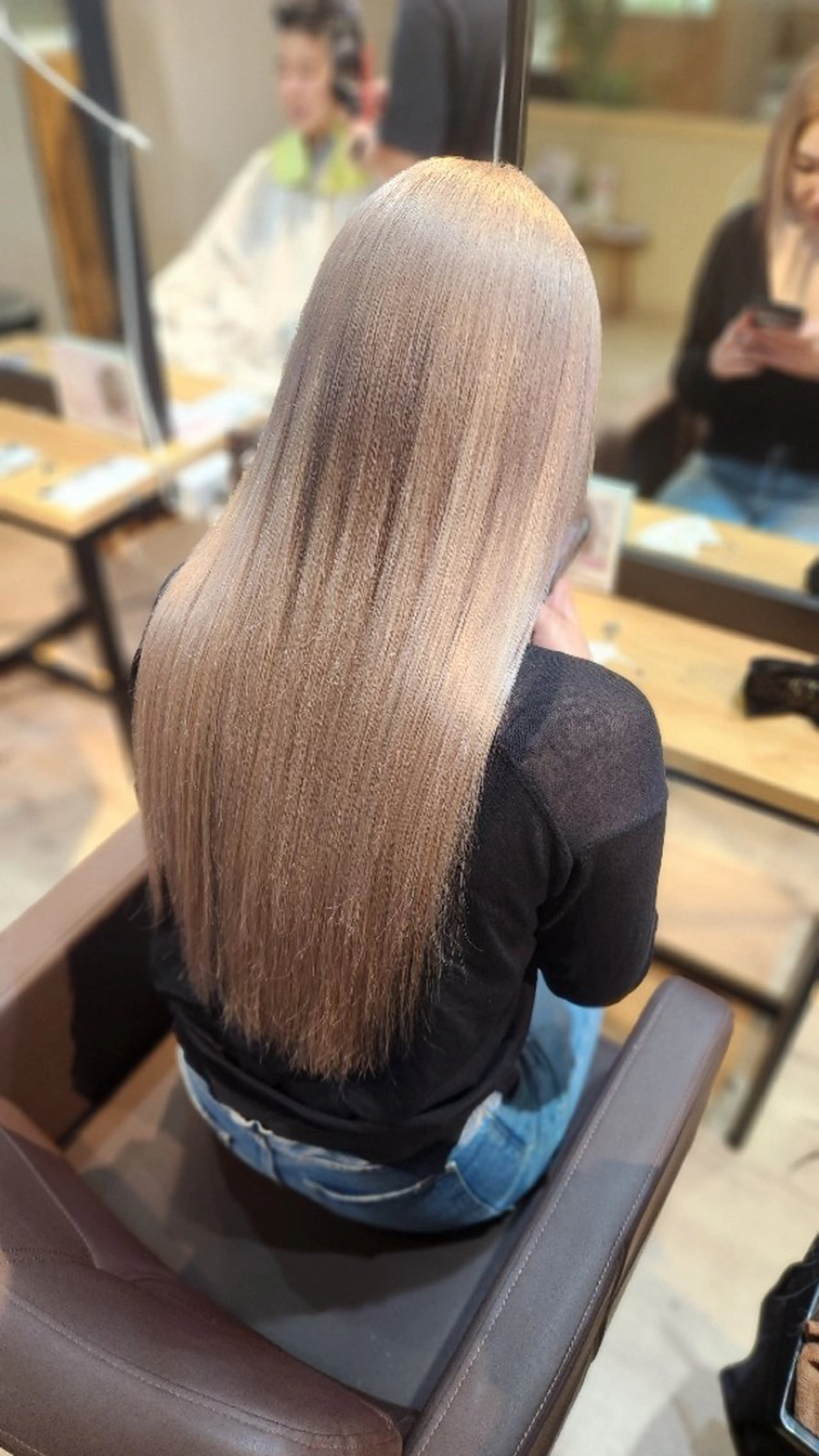 馴染ませカット+シールエクステ80本の写真