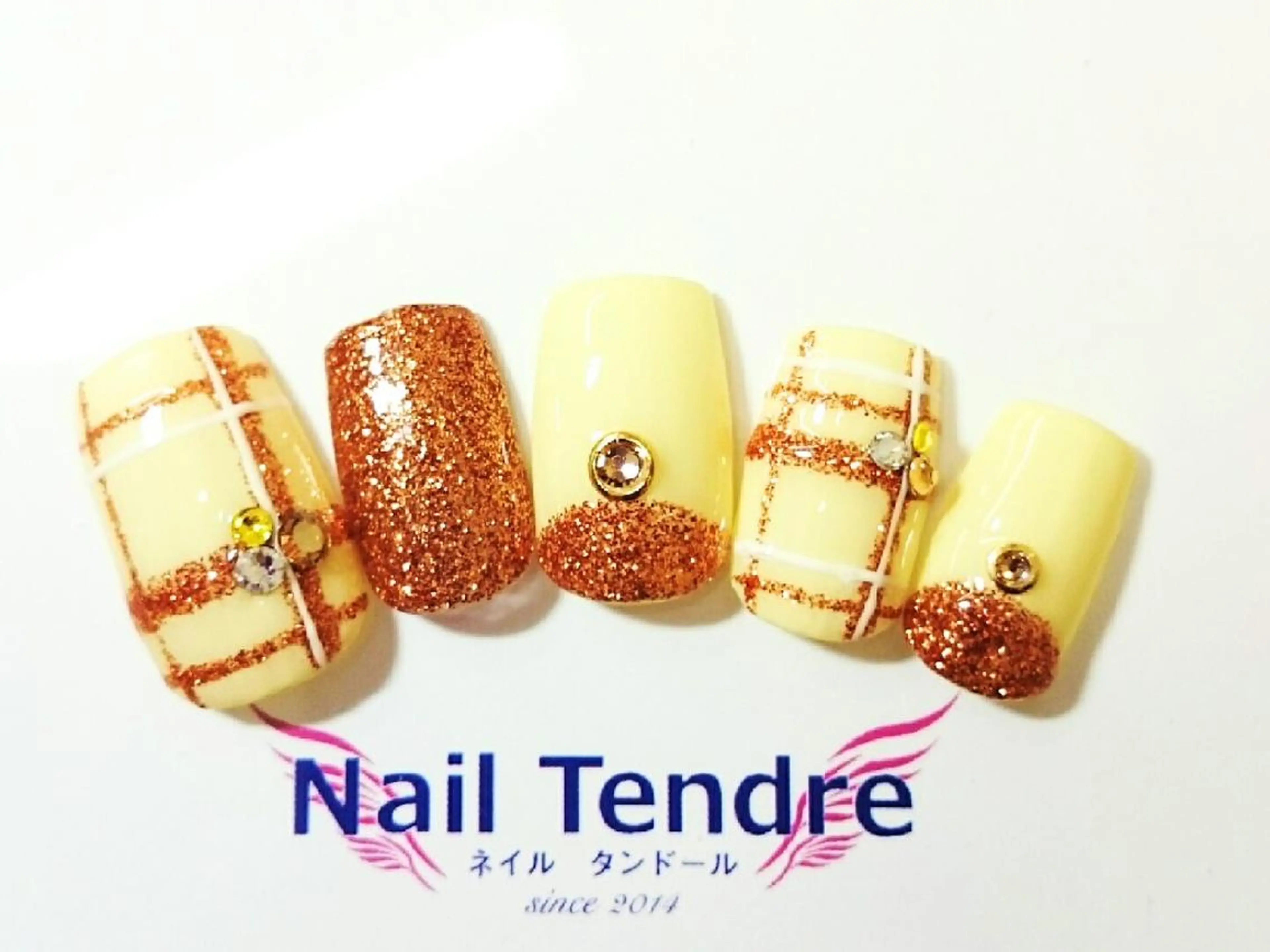 ネイル アートネイル ジェルネイル ソフトジェル ストーンネイル ハンドネイル Nail  Tendreのネイルデザイン