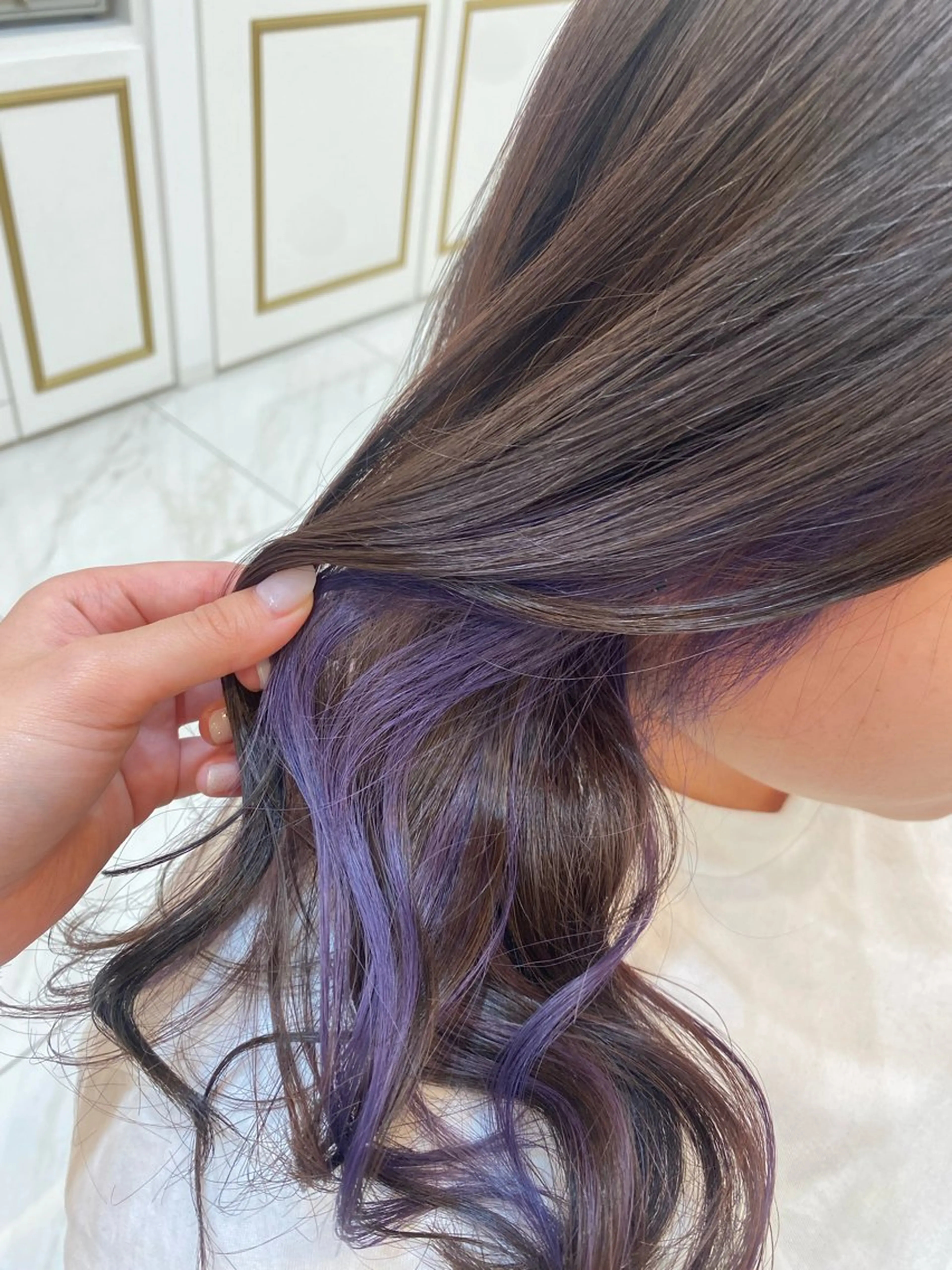 セミロング 艶髪/透明感/ 三宅晴香のヘアスタイル