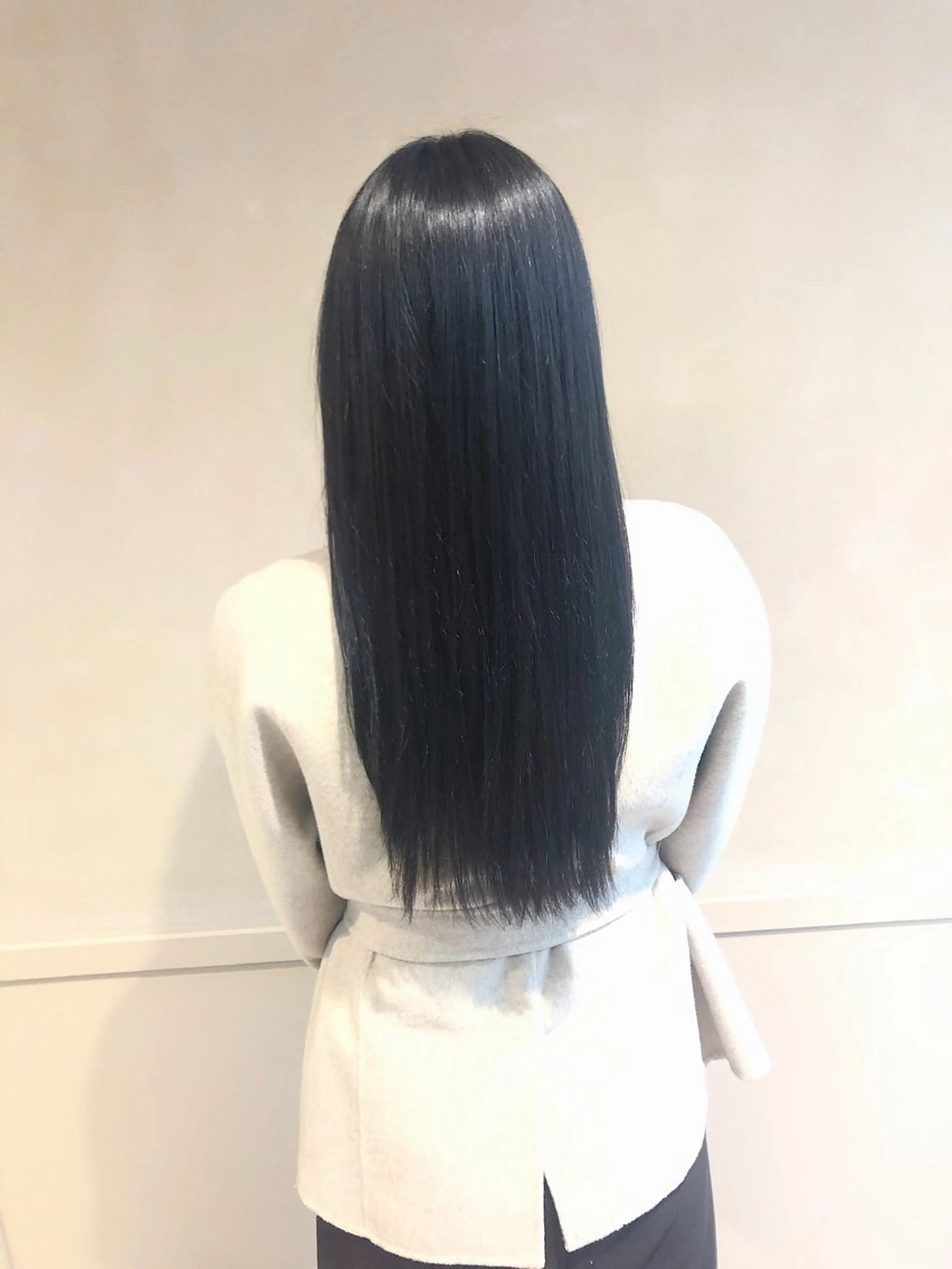 ロング 髪質改善 縮毛矯正 トリートメント カット 縮毛矯正 トリートメント 所渉/韓国レイヤー /ウルフカットのヘアスタイル