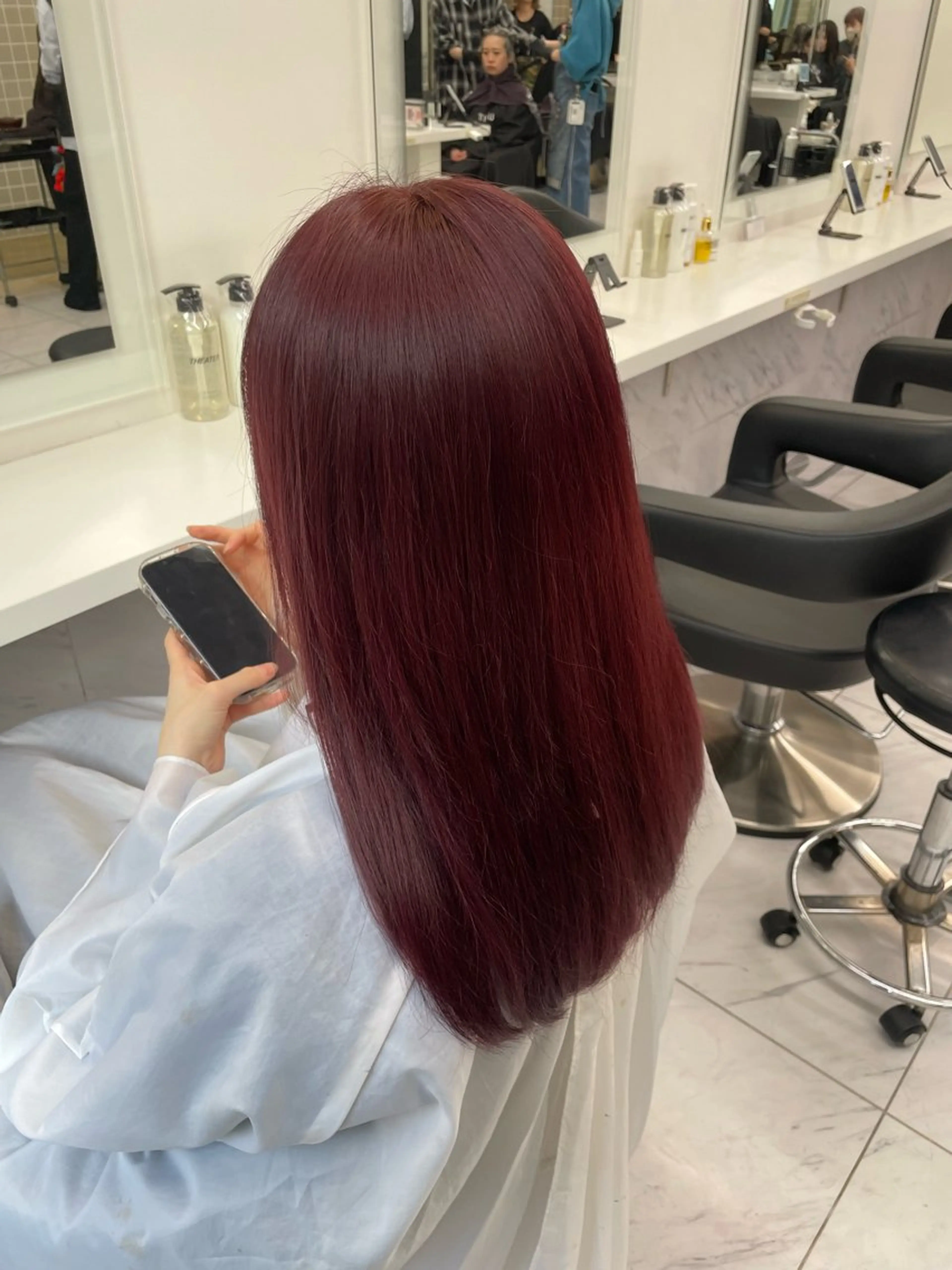 ロング カラー ヘアアレンジ ヘアカラー トリートメント ヘアセット 💗横浜美容室 💗HARUNAのヘアスタイル