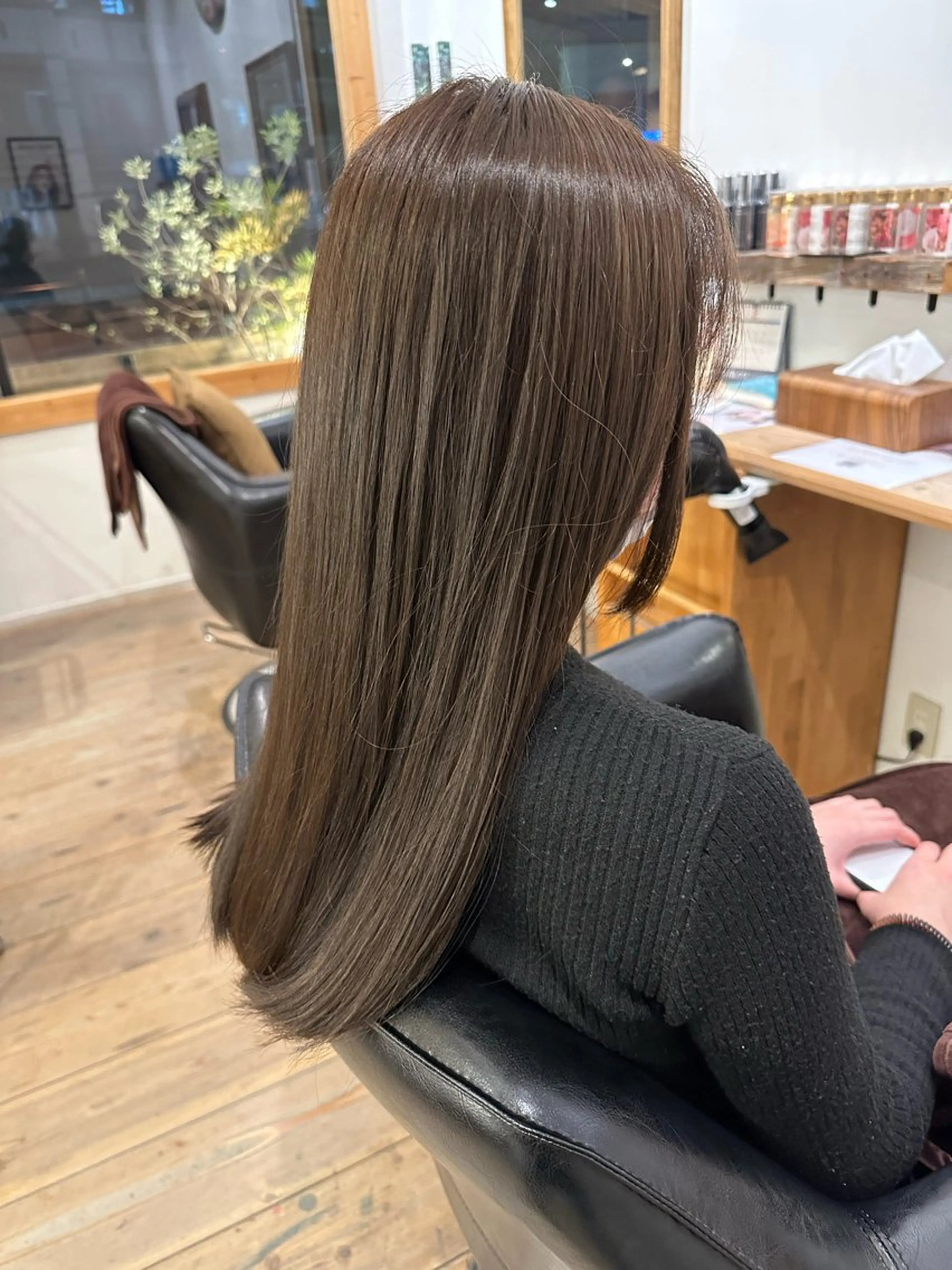 ロング 福井 優のヘアスタイル