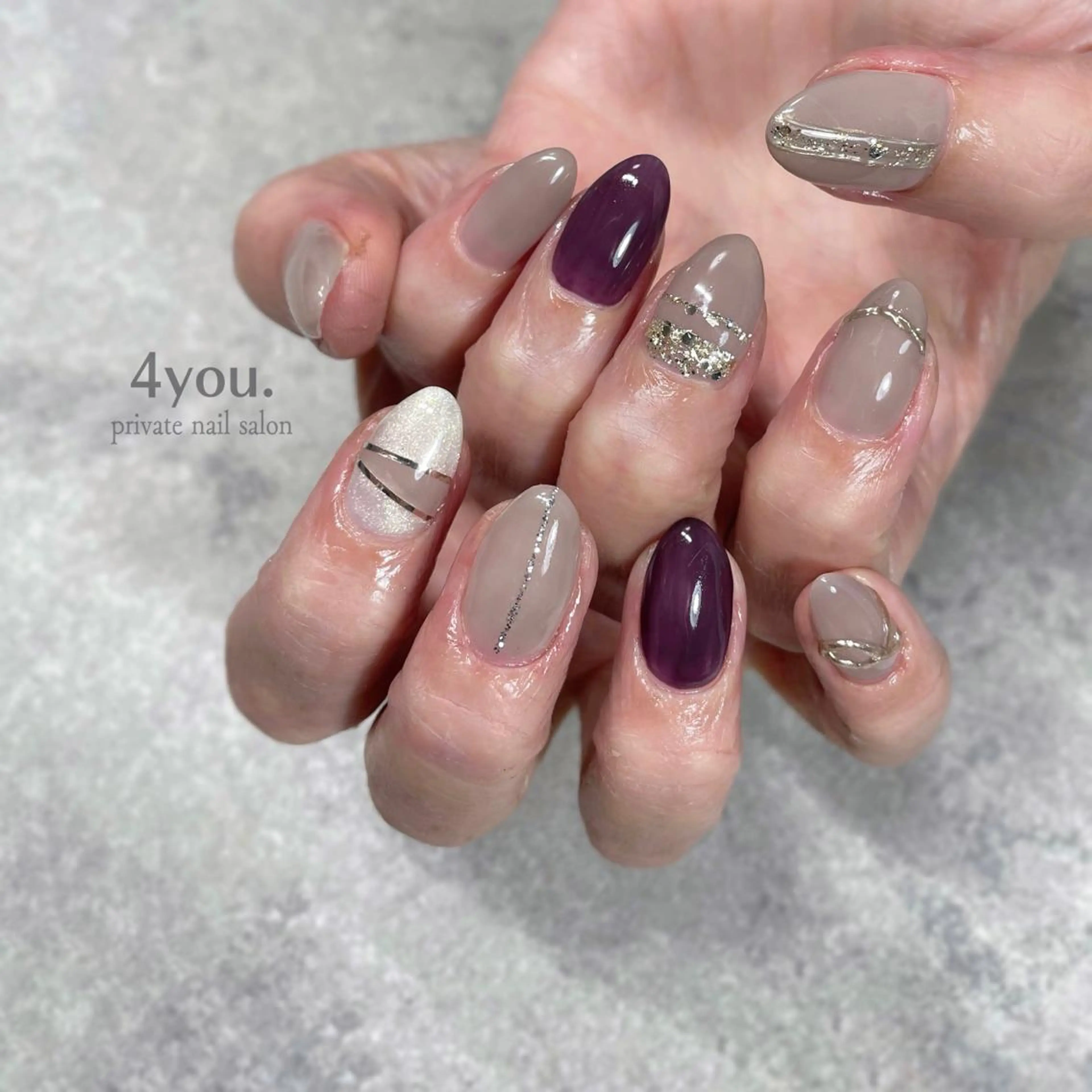 ネイル nail salon ４ｙｏｕ．のネイルデザイン