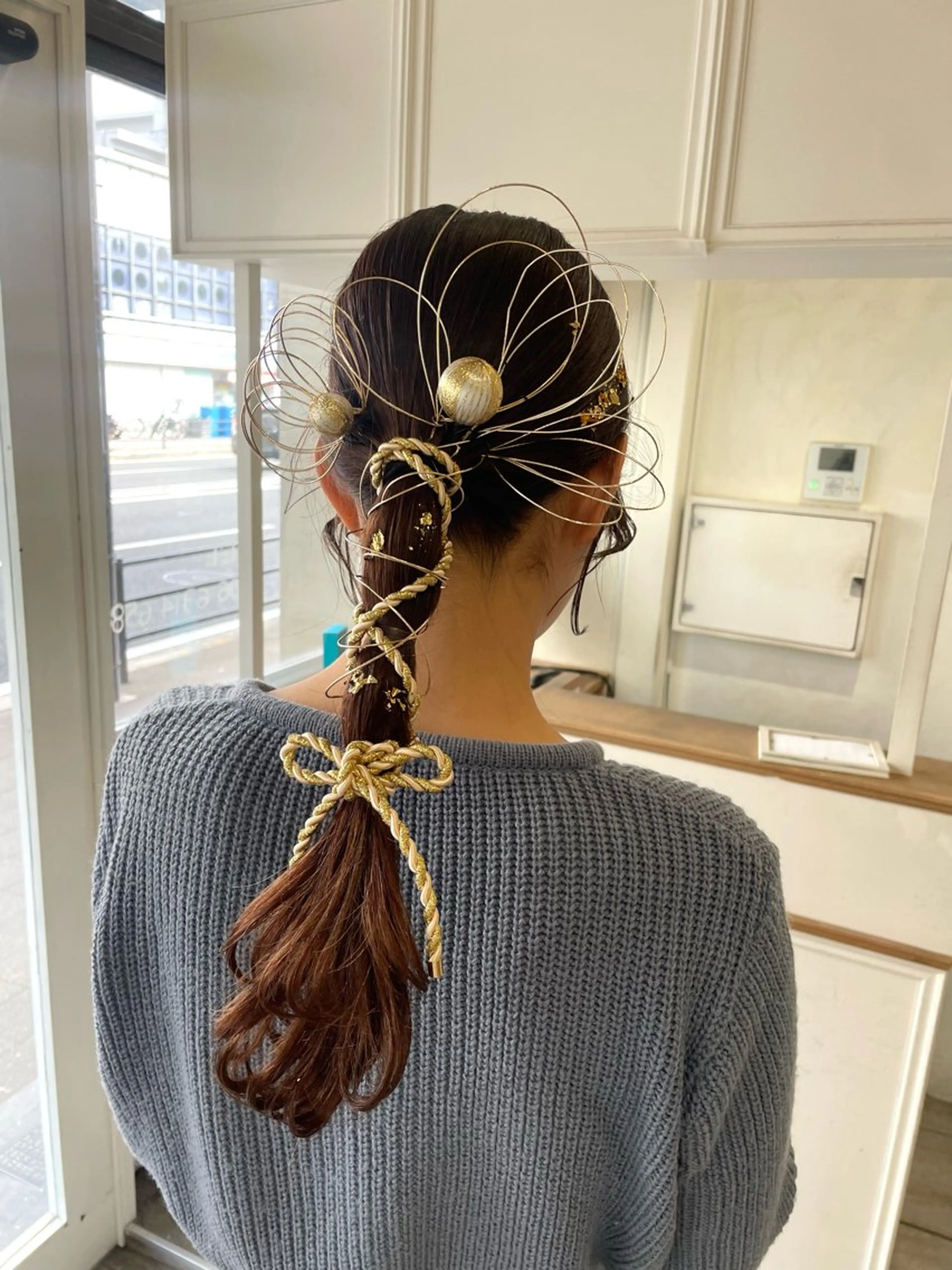 ロング ヘアアレンジ 卒業式のヘアスタイル ヘアセット ⌇ROMEO京橋店⌇ 鎌谷明星🪷のヘアスタイル