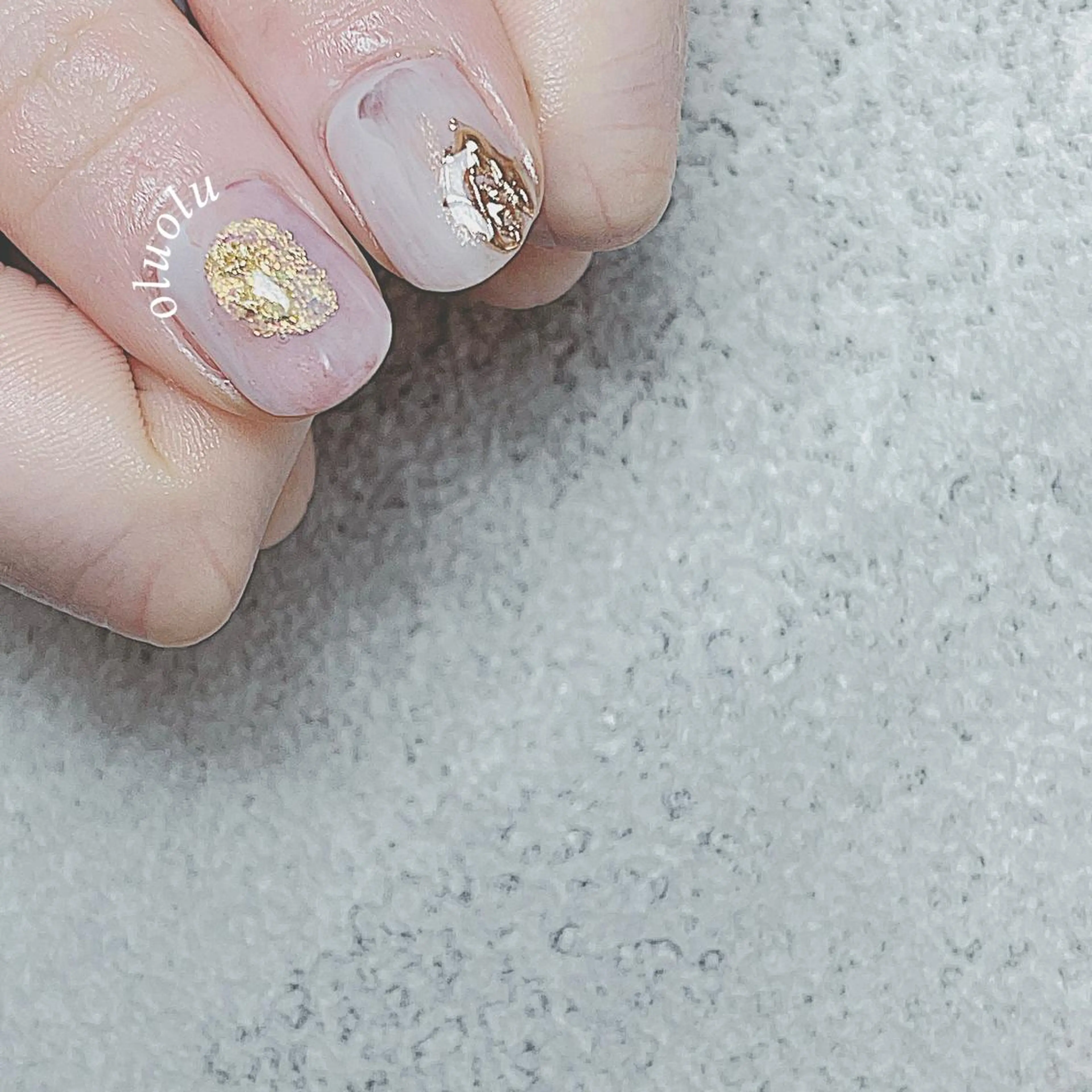 ネイル アートネイル フットネイル ジェルネイル ミラーネイル ニュアンスネイル ハンドネイル 大村 紬華のネイルデザイン