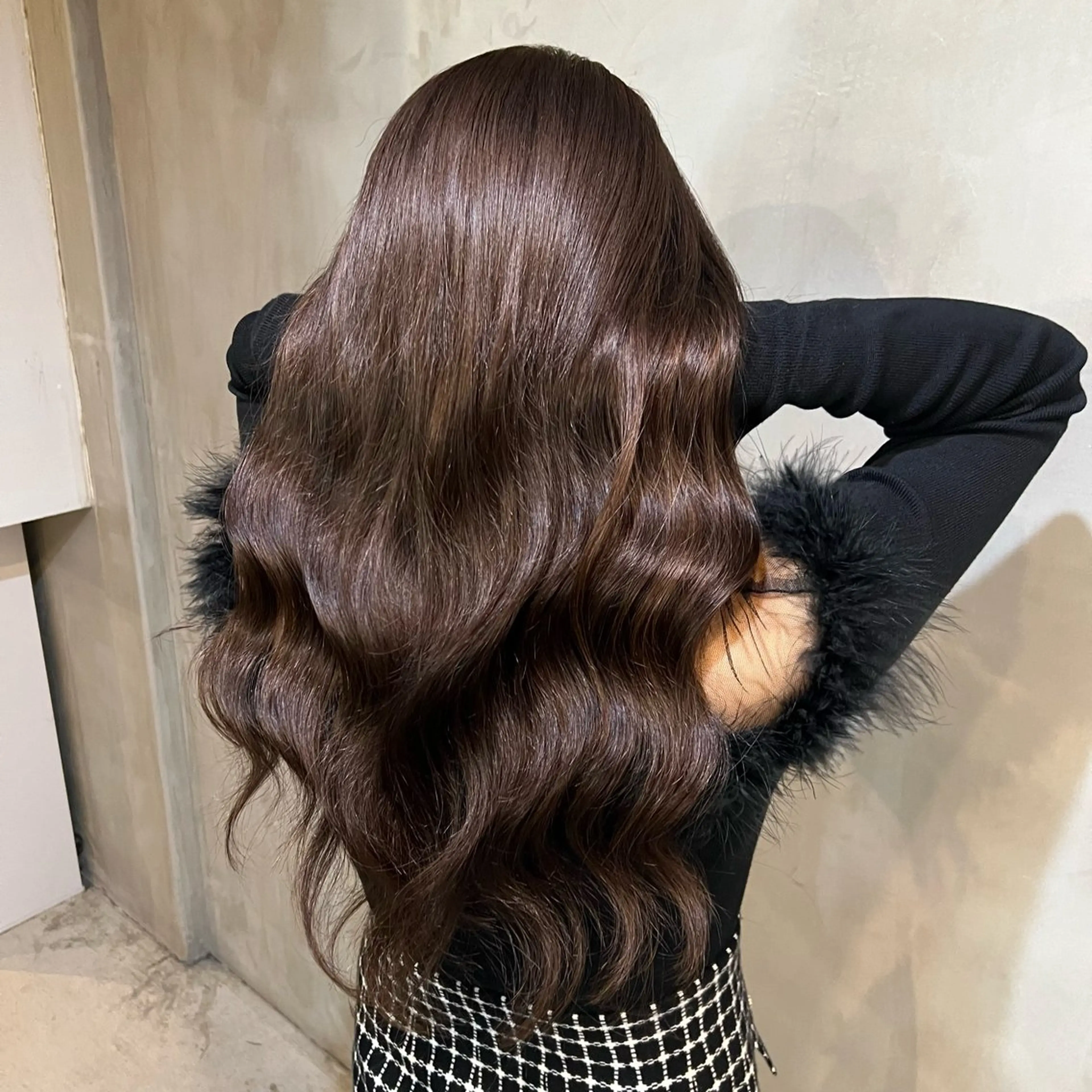 厳選毛質　プラチナ毛質プルエクステ60本+毛先カット『シールエクステでも編み込みエクステでも無いエクステ』の写真