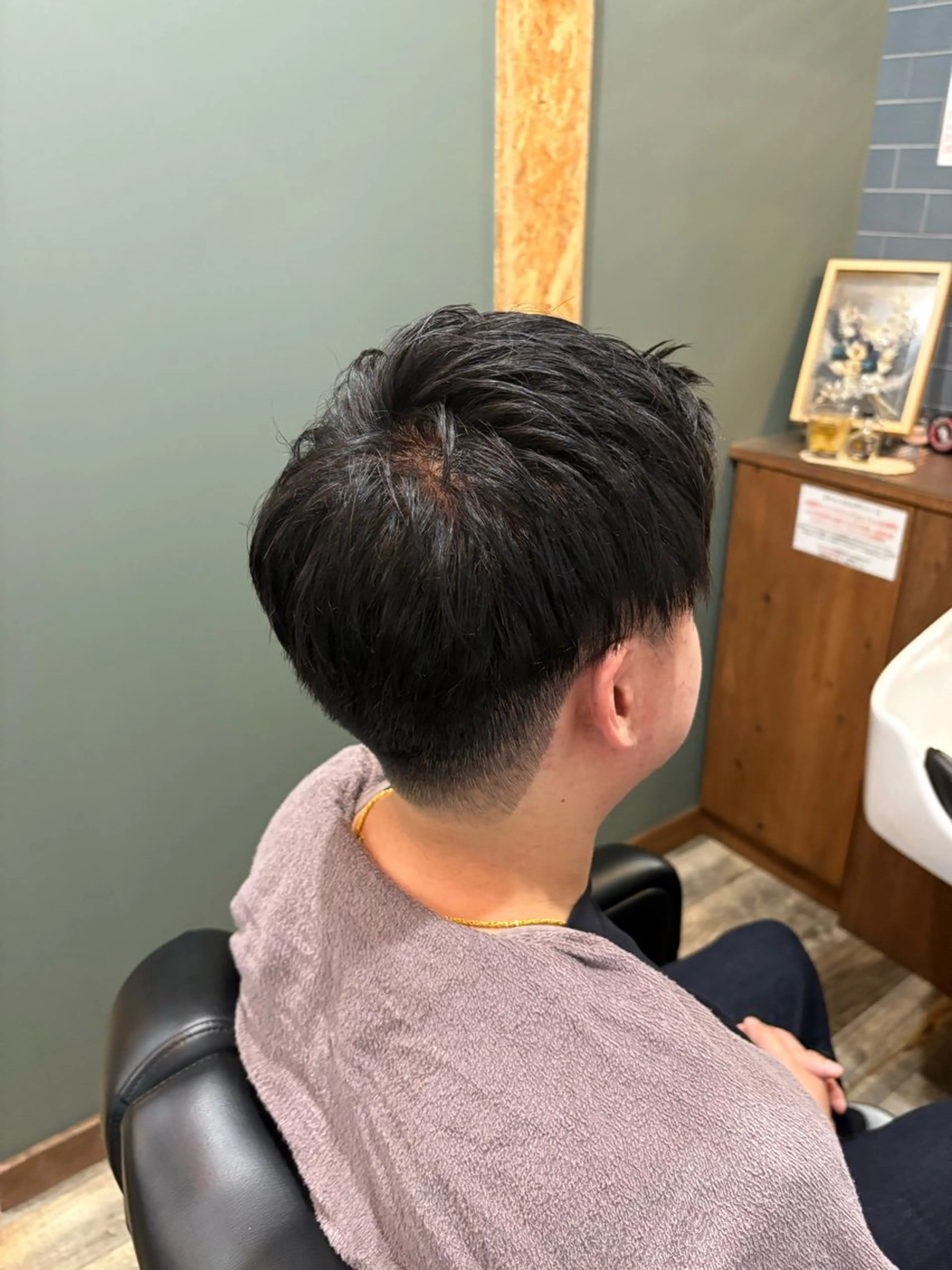 ショート メンズ 木名瀬 海星のヘアスタイル