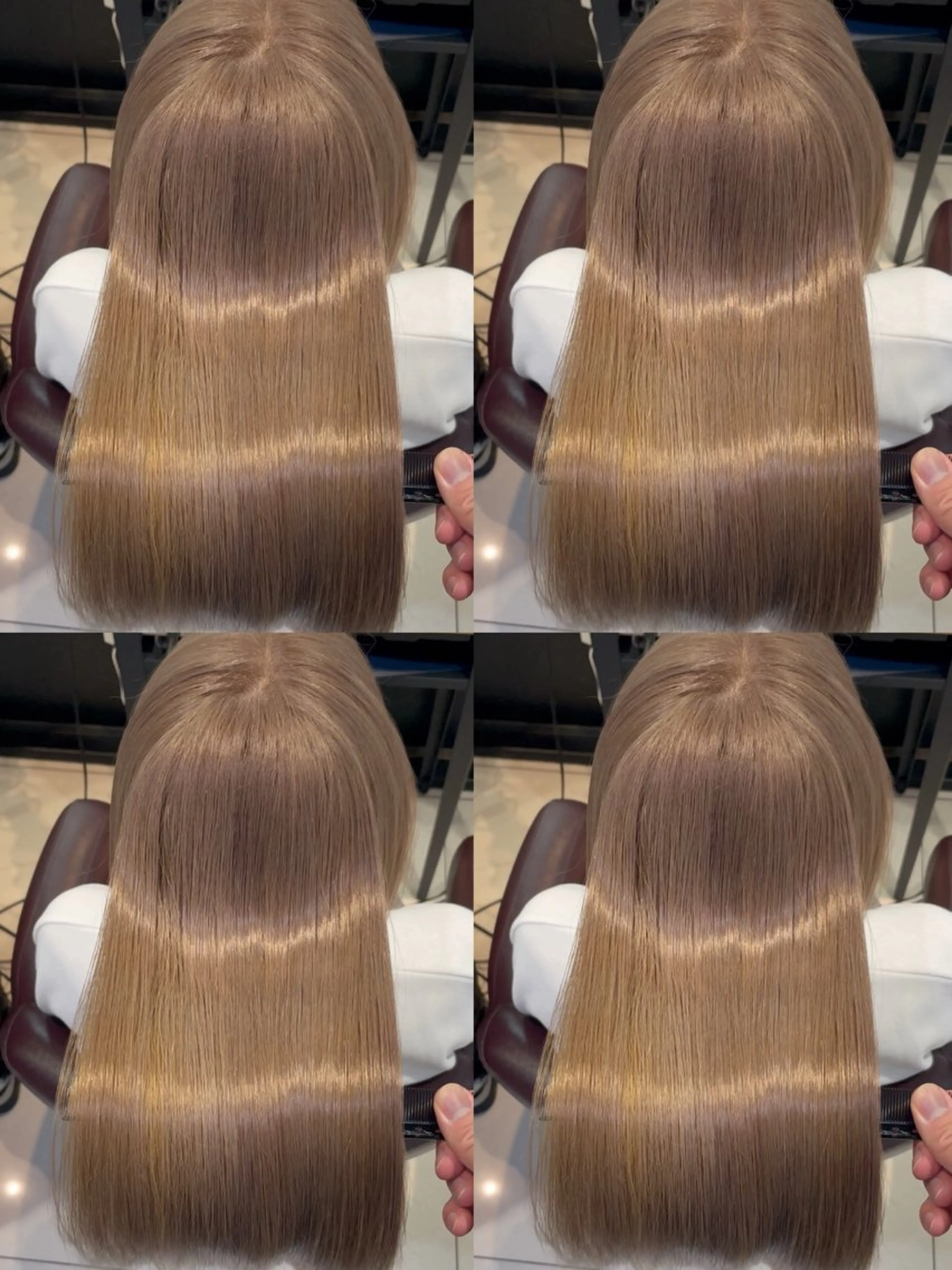 ミディアム カラー ヘアカラー 🇰🇷失敗履歴再生 髪質改善七星🇰🇷のヘアスタイル