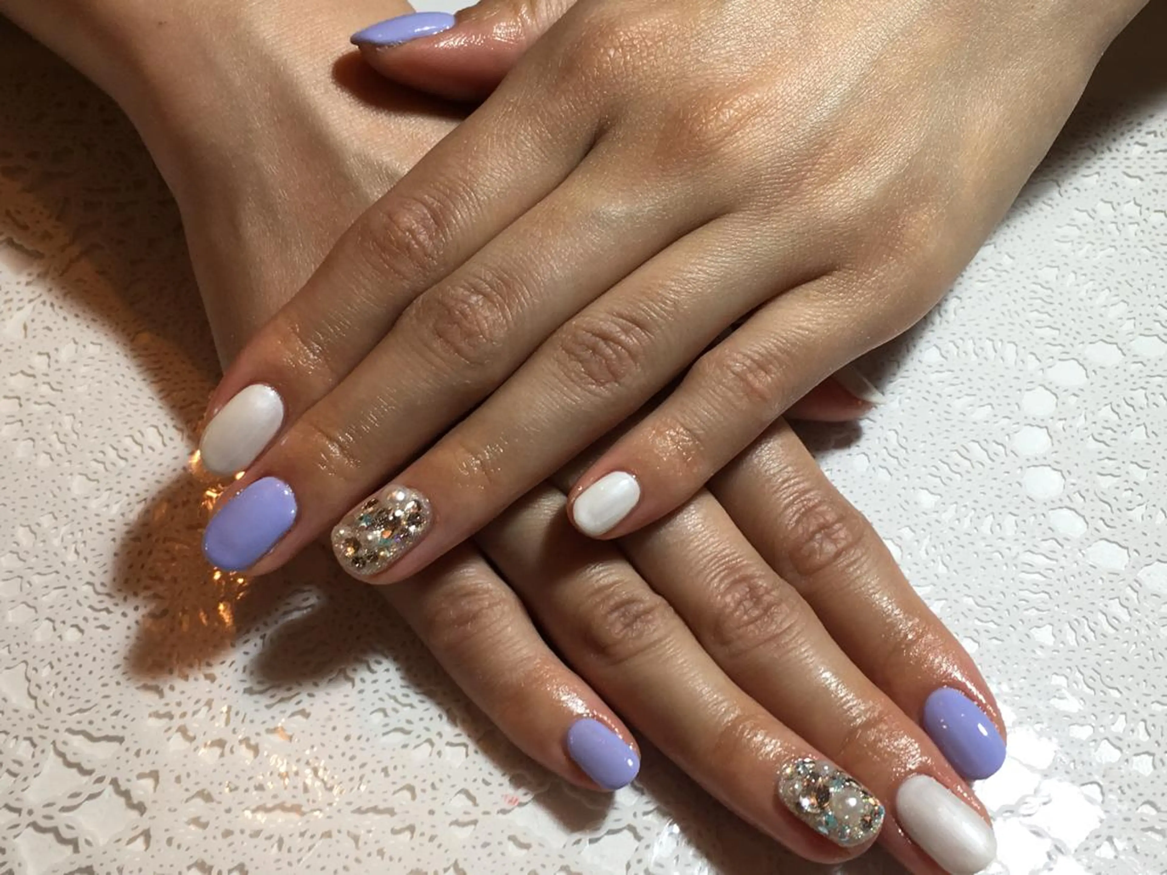 ネイル キラキラネイル 古川 里美のネイルデザイン