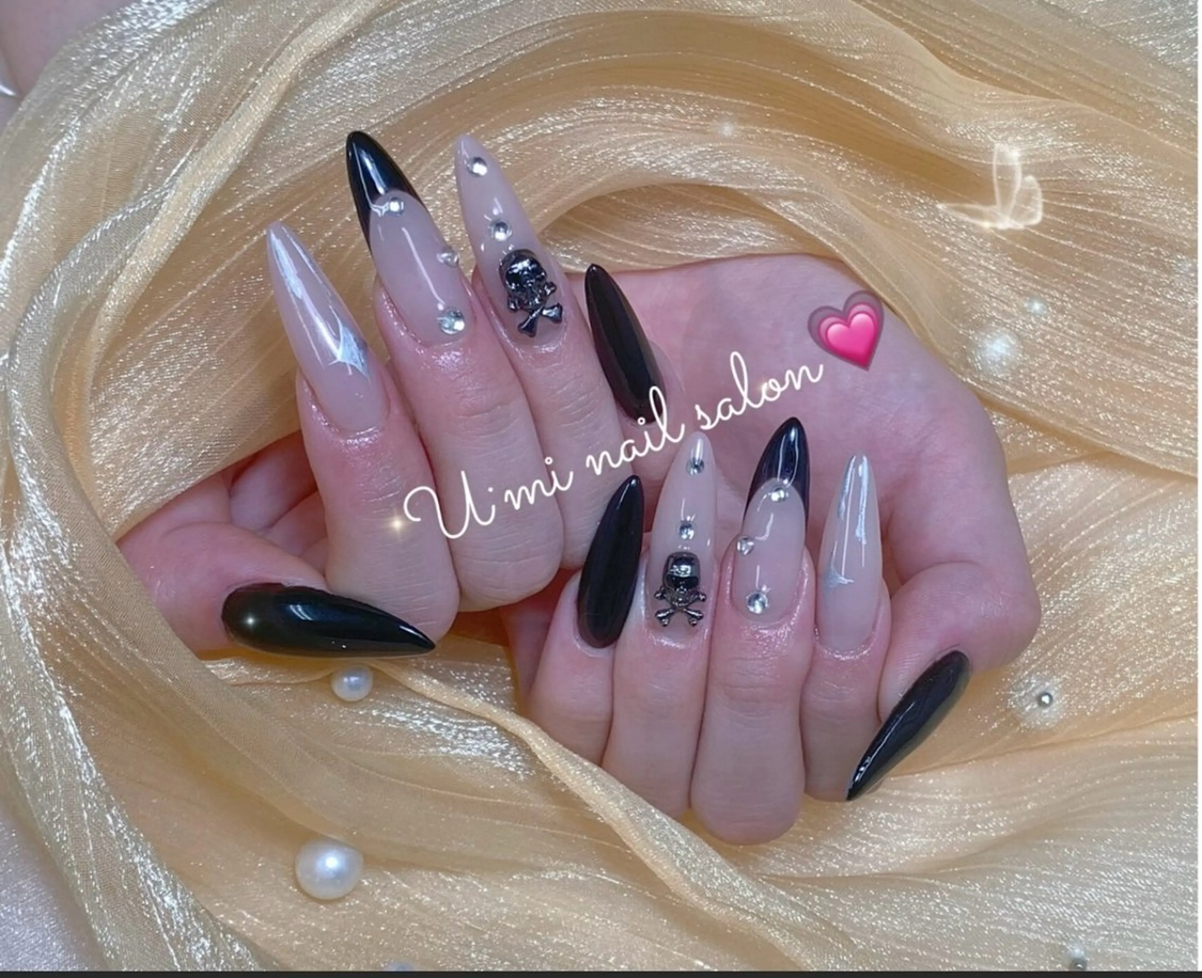 ネイル 長さ出し ネイルチップ U·Mi nail salon所属・U·MI 上野御徒町店のネイルデザイン