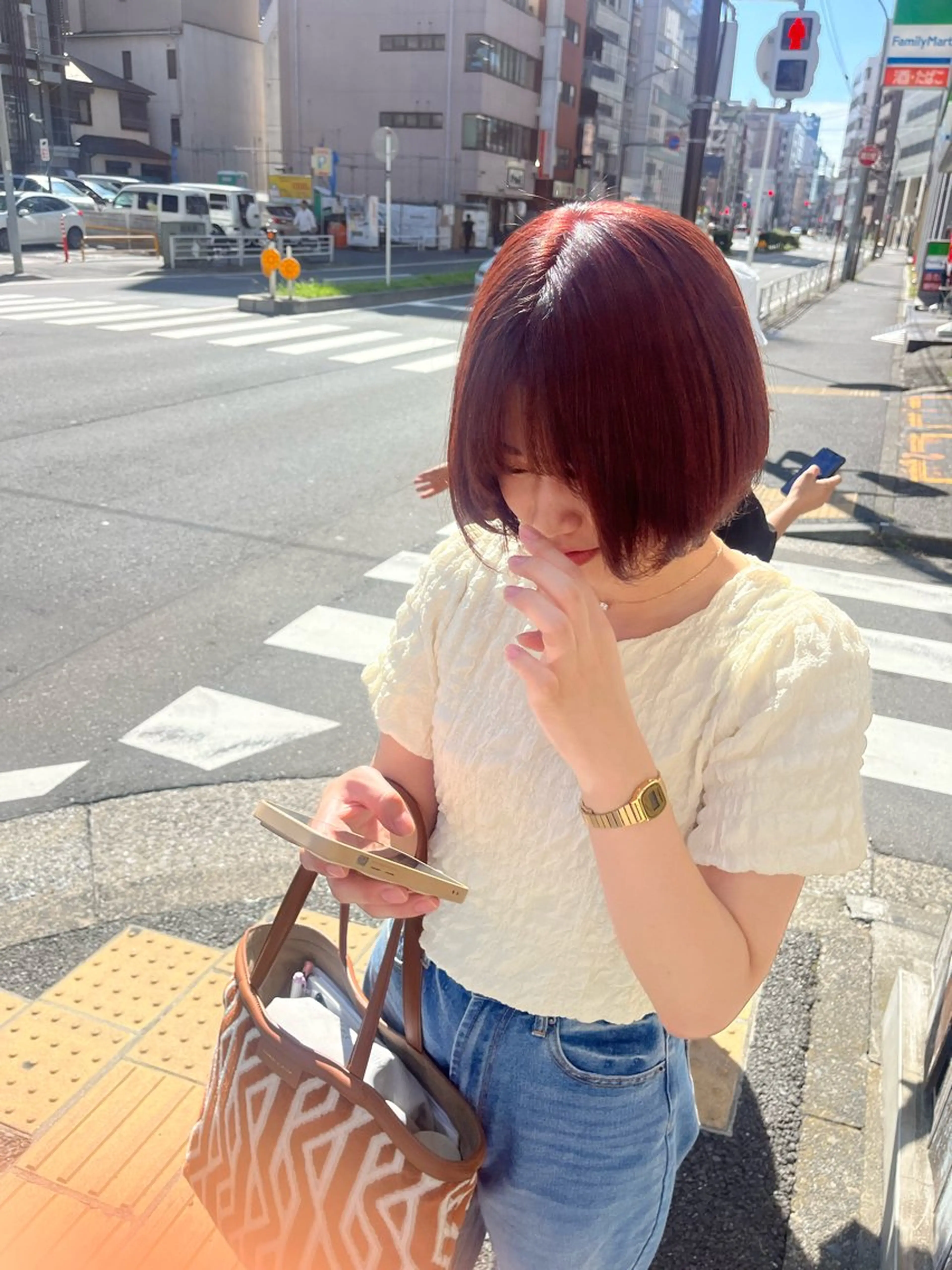 ショート カラー ブリーチ 透明感カラー ブリーチなしカラー 髪質改善 トリートメント 【ただの天才 🎨】のヘアスタイル