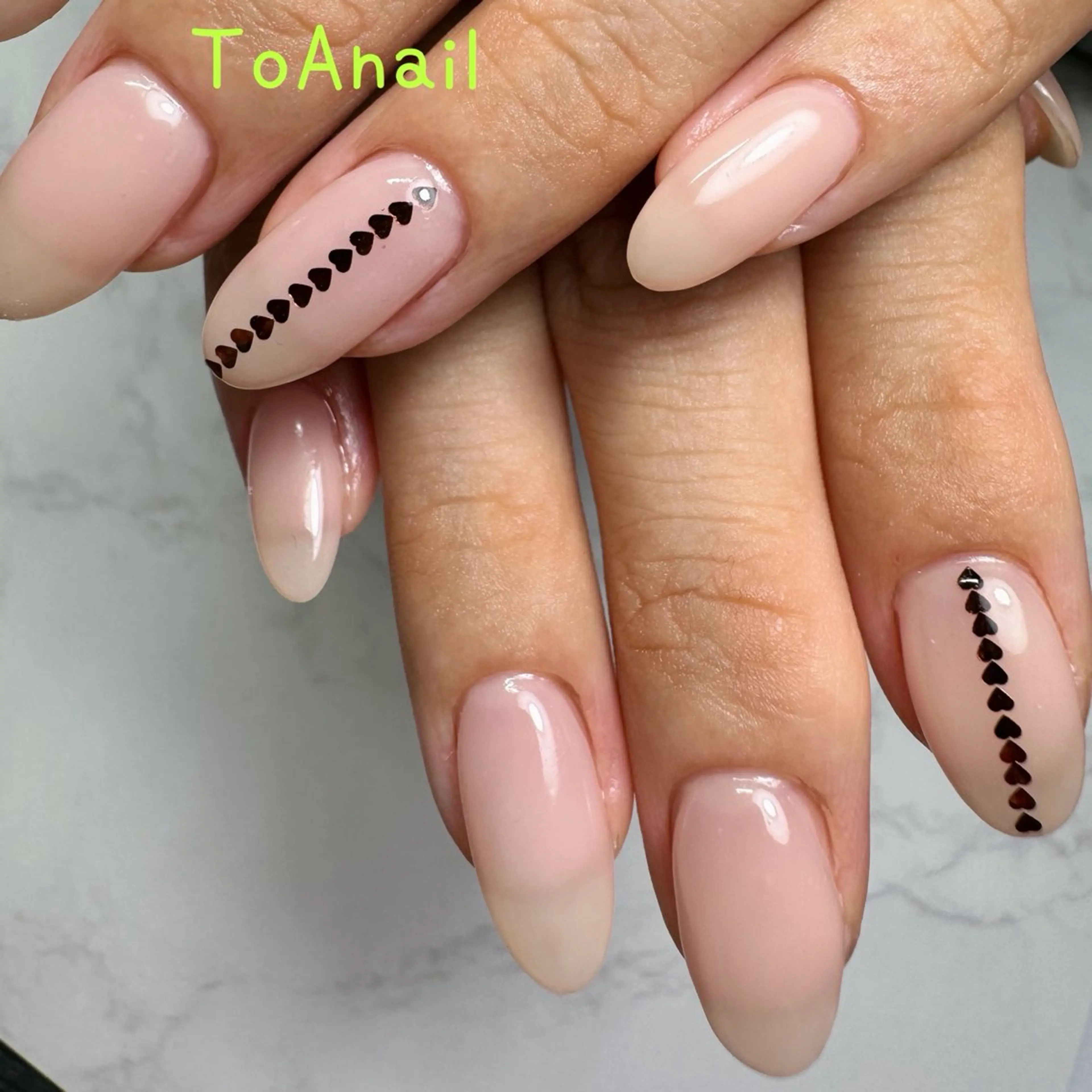 ネイル ハート ToA nailのネイルデザイン