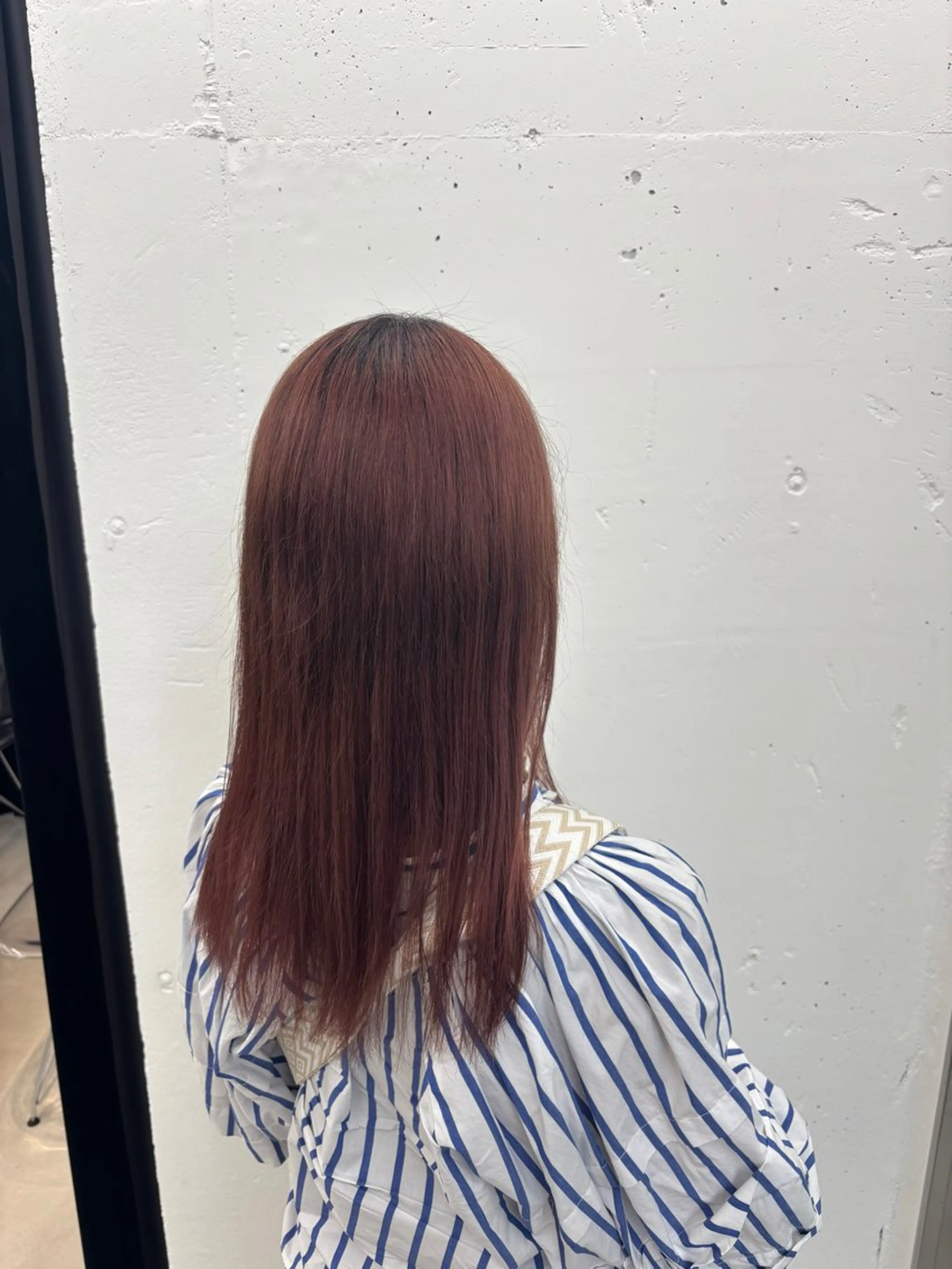 ミディアム カラー ブリーチ ブラウンカラー 透明感カラー ピンクカラー ピンクブラウン 🌼あいり🌼 JILLSTUDIOのヘアスタイル