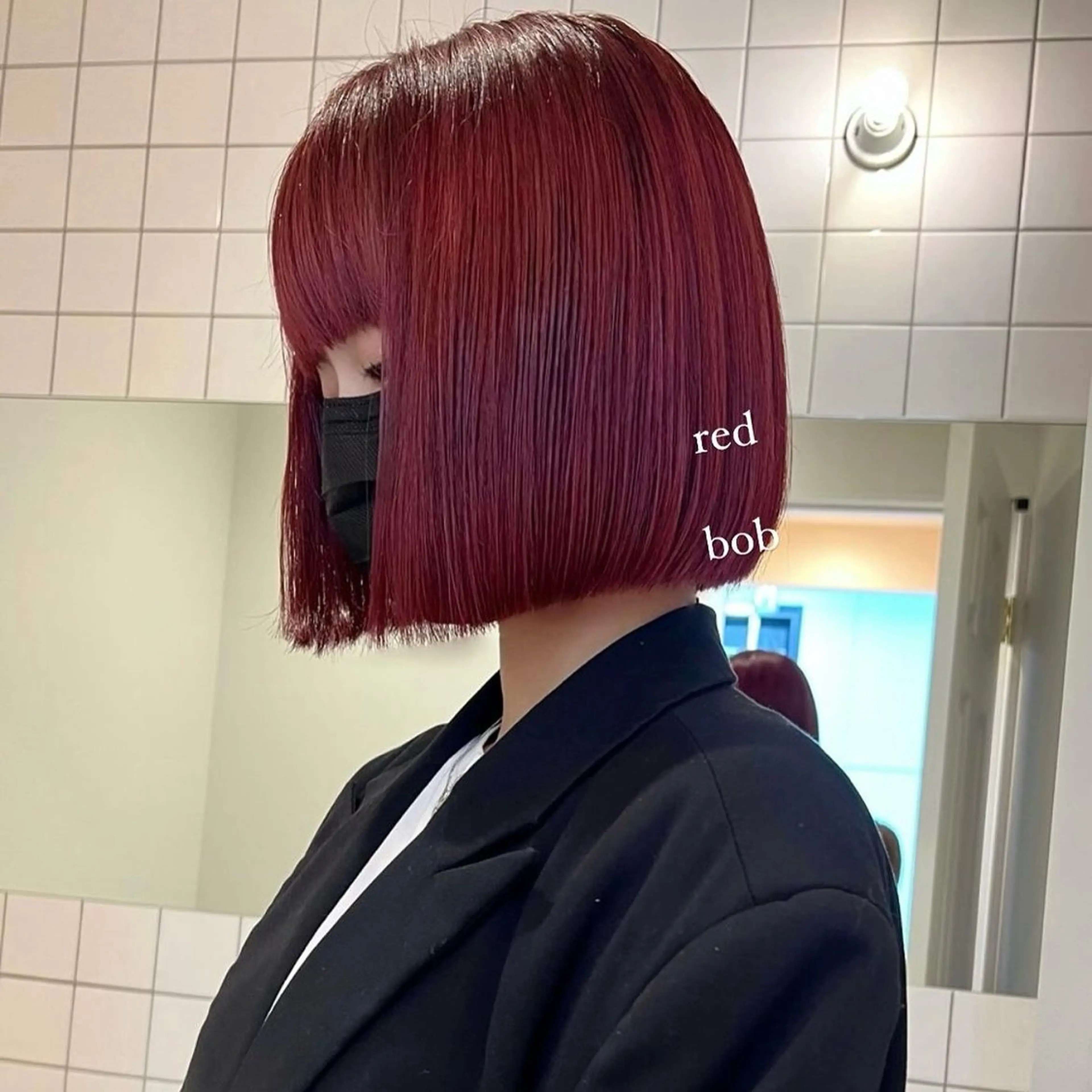 ミディアム カラー arisa/暖色 /伏見/レイヤーのヘアスタイル