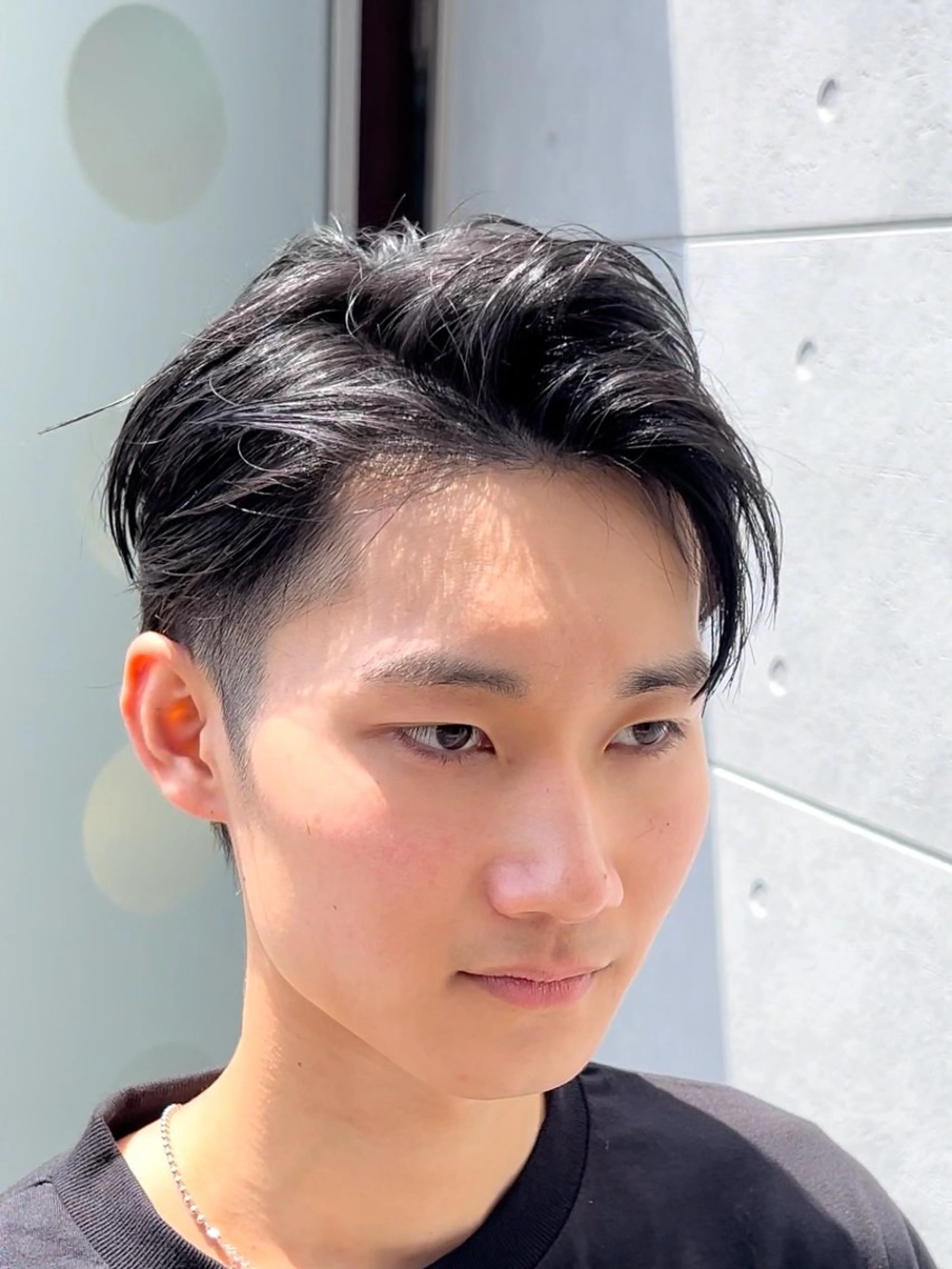 ショート パーマ メンズ ショートヘア カット ヘアセット フウト/メンズカット /メンズパーマのヘアスタイル