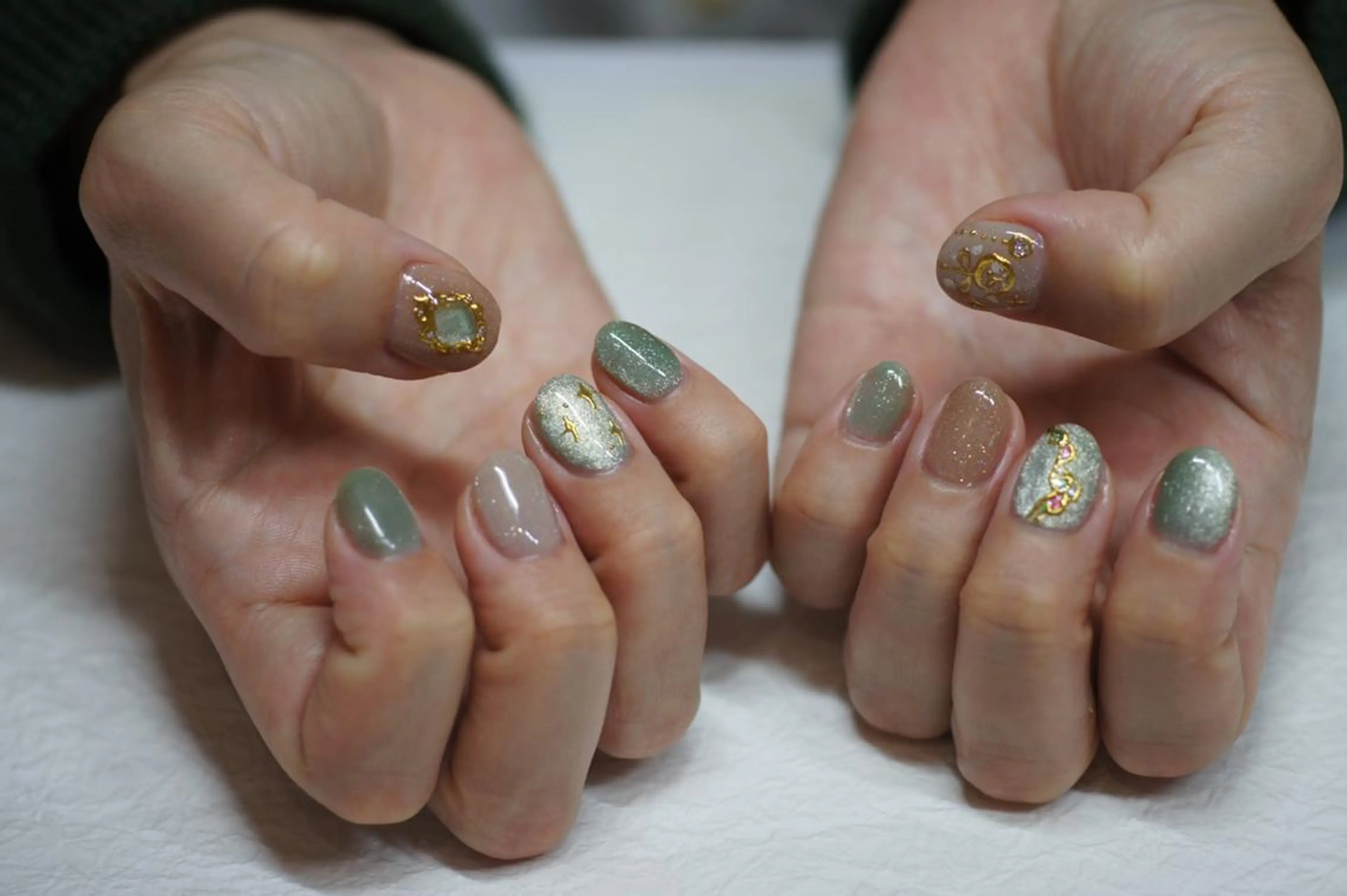 ネイル 冬ネイル クリスマス nails muu まゆのネイルデザイン