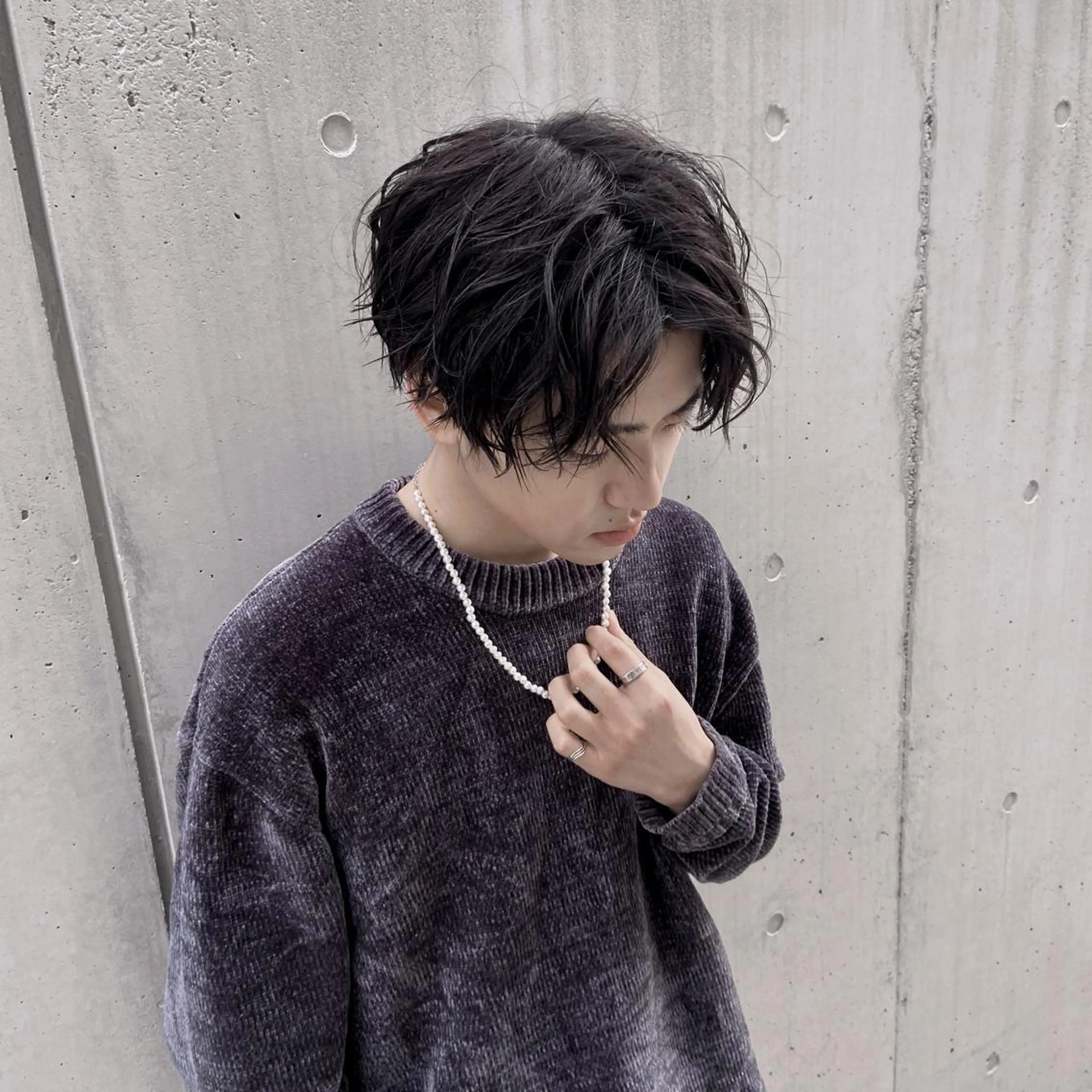 パーマ メンズ マッシュ カット パーマ トリートメント メンズ縮毛矯正 ♠️店長下平隼人のヘアスタイル