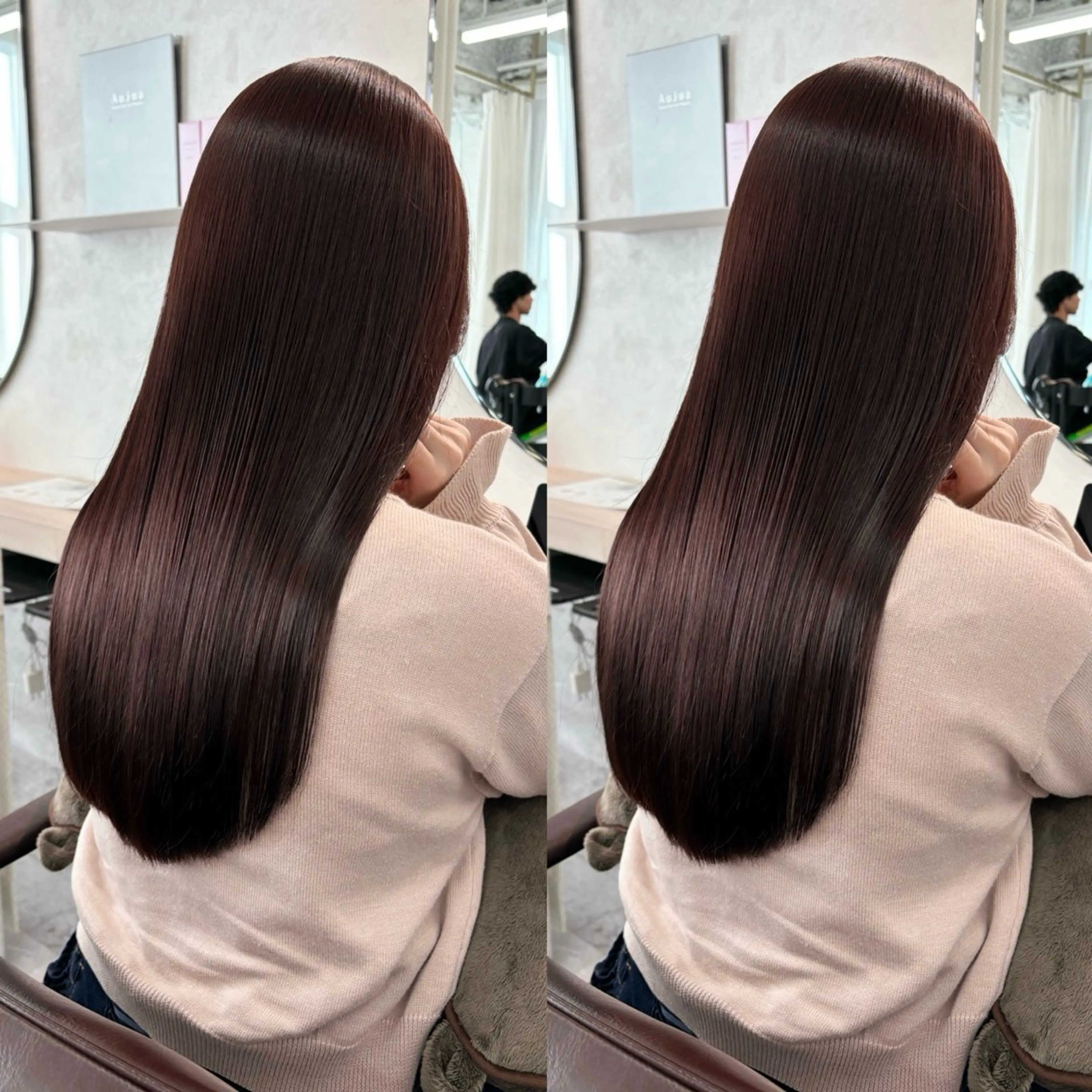 🧚🏻髪質改善🪄✨カット+縮毛矯正+髪質改善ULTOWAトリートメント🪩✨の写真