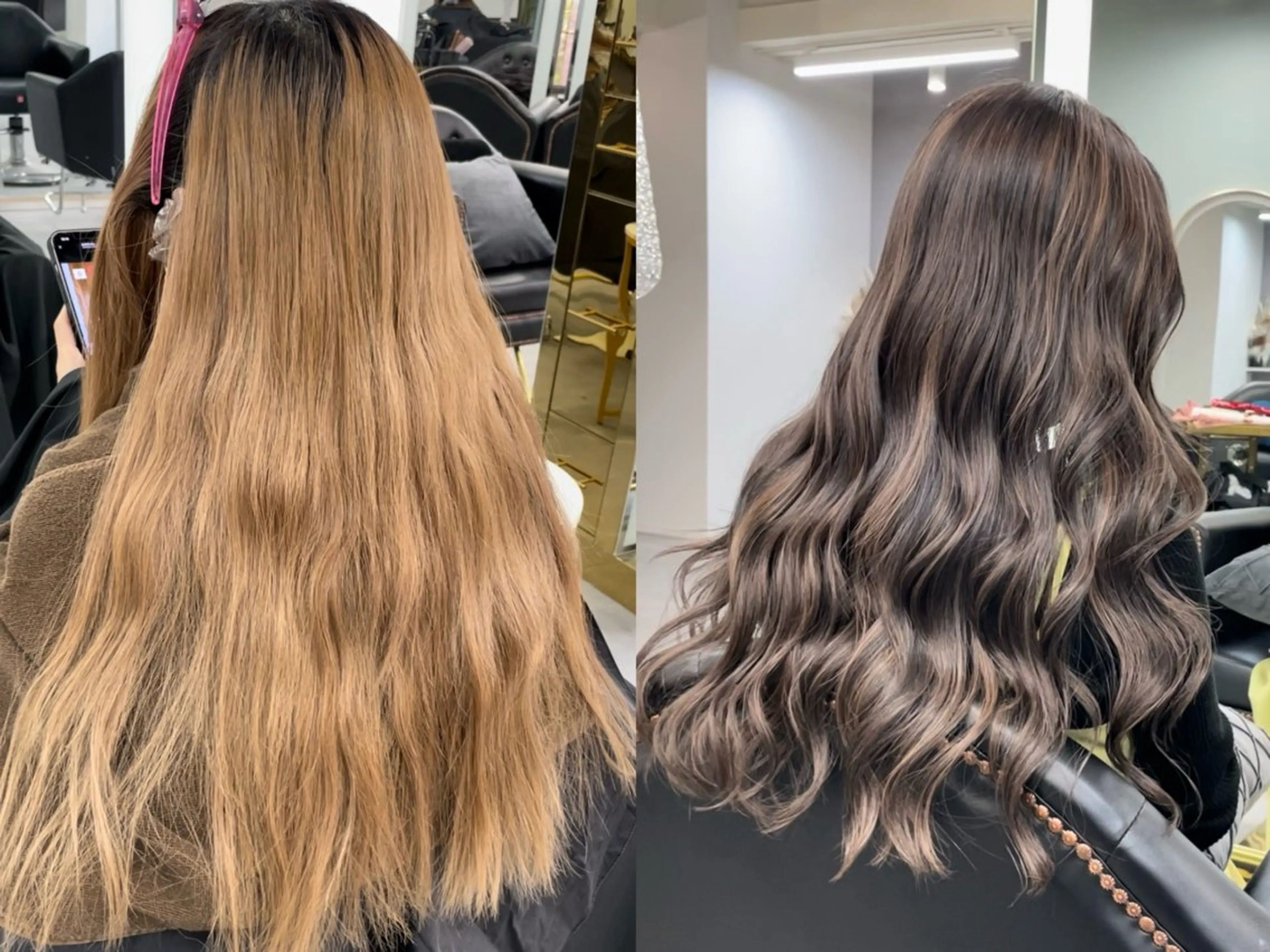 ロング バレイヤージュ/ハイ ライト/庄司鉄平のヘアスタイル