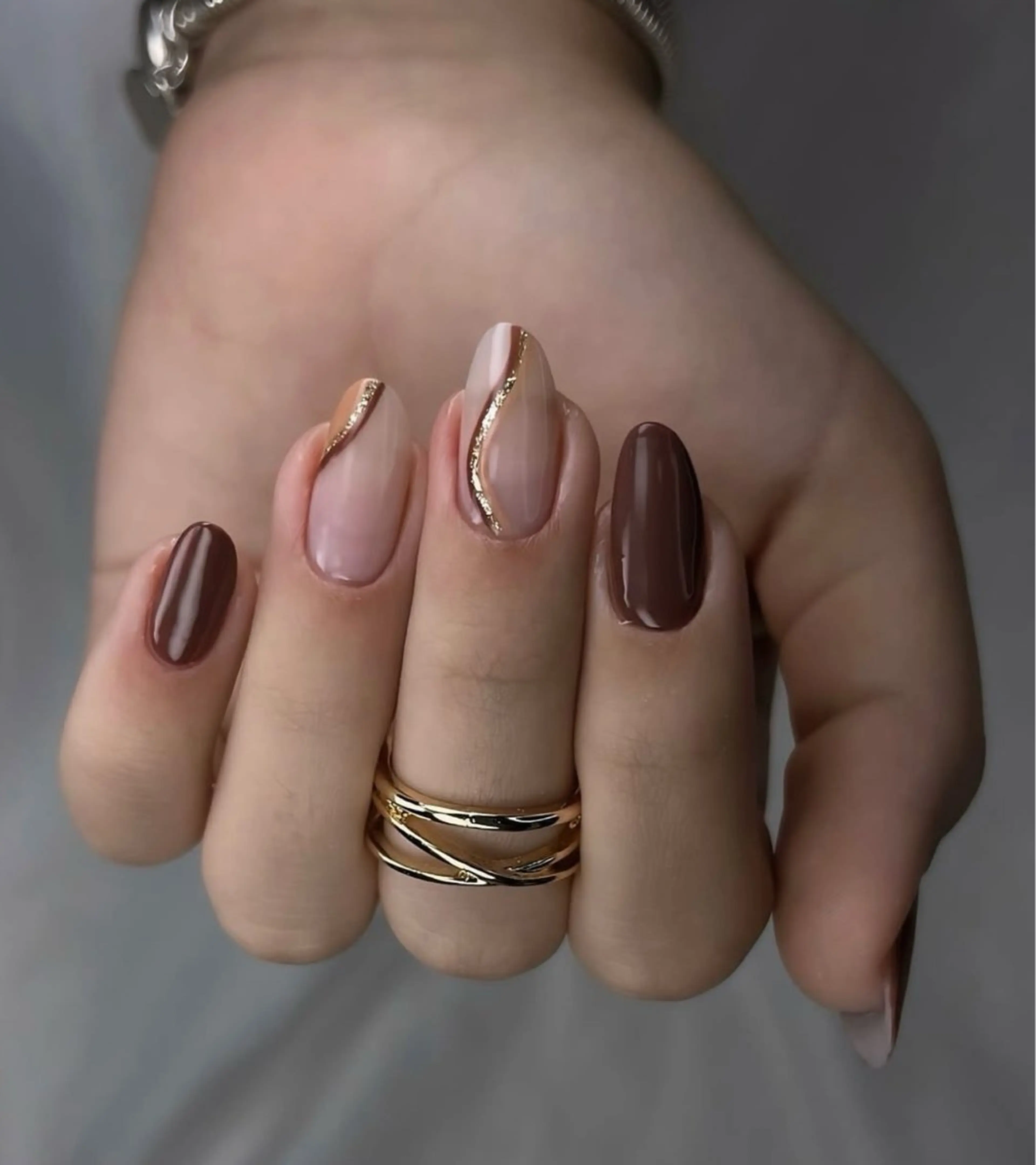 ネイル 韓国ネイル 持ち込み ニュアンスネイル ネイルチップ ハンドネイル TABI ANA.CHUOのネイルデザイン