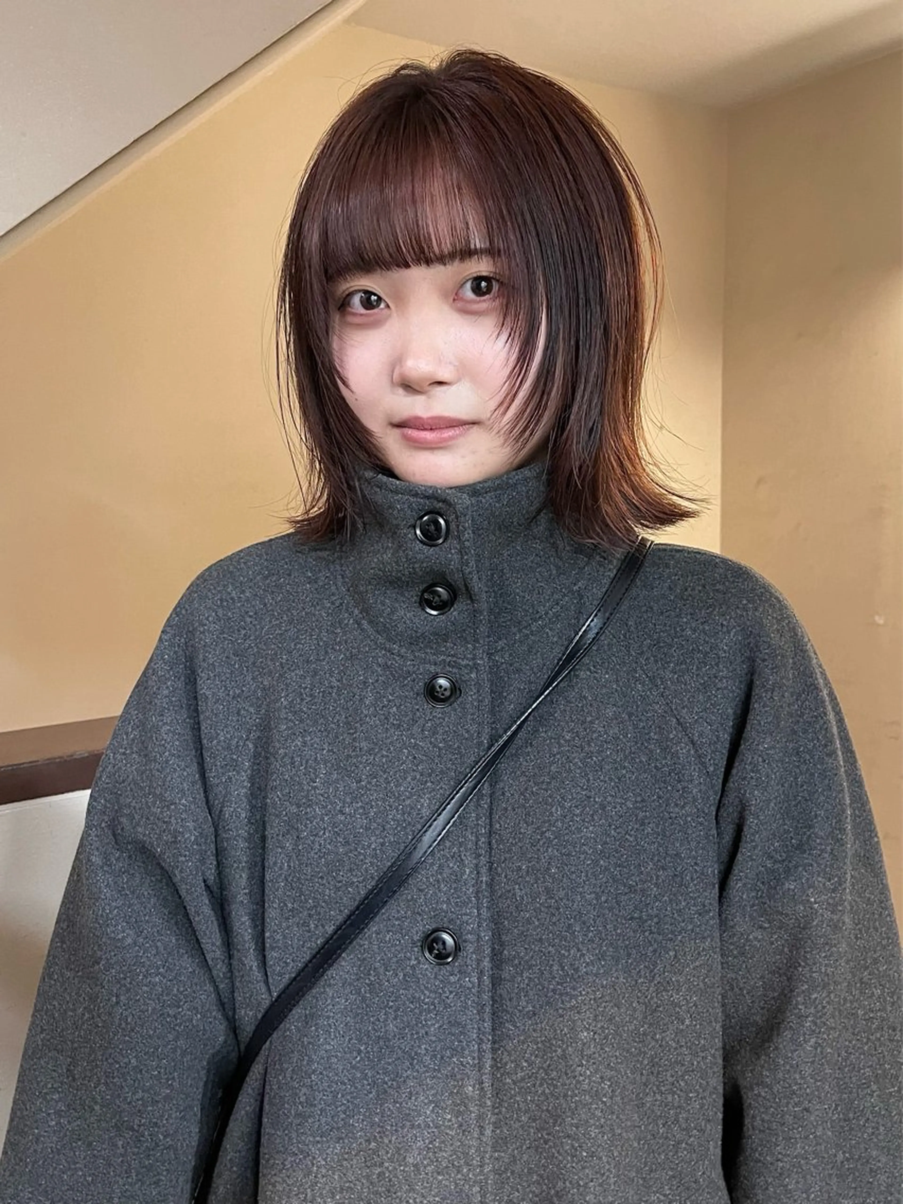 ミディアム カット ヘアカラー トリートメント ヘアセット 安部佑哉/ハイトーン /レイヤー/ブリーチのヘアスタイル