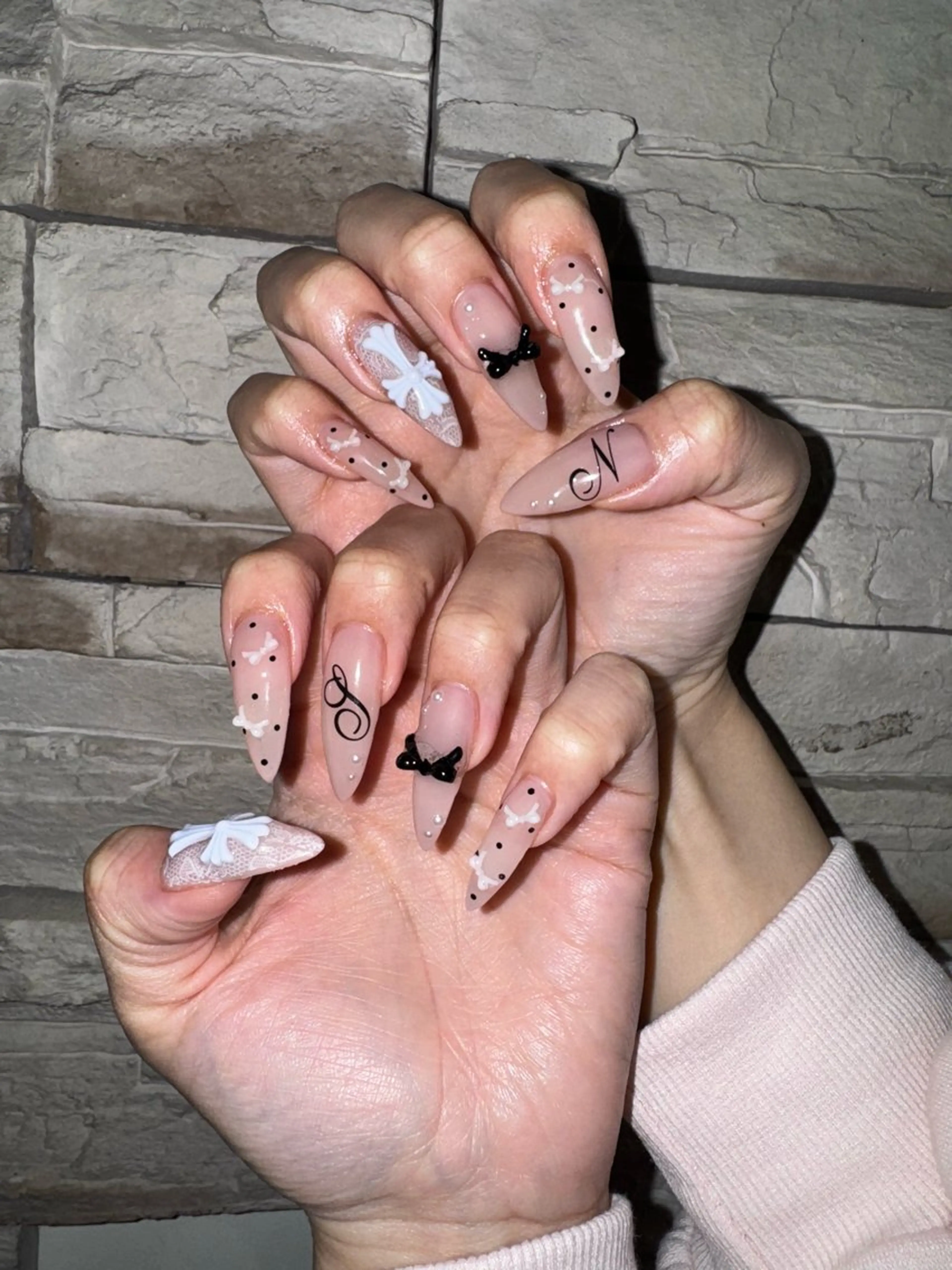 ネイル ドット ハンドネイル ALPHA. Aya‪no𝜗𝜚のネイルデザイン