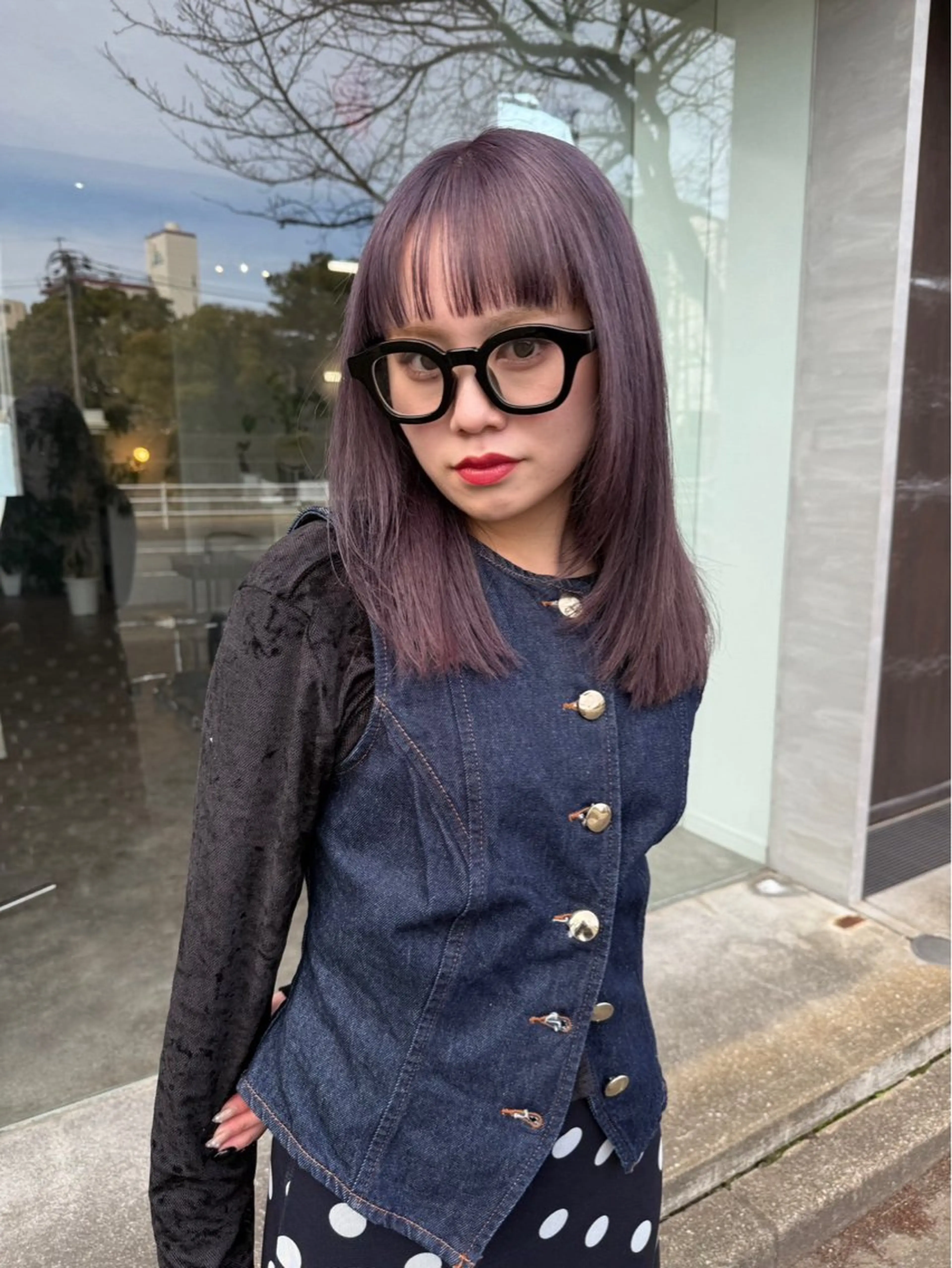 セミロング カラー ハイトーンカラー カット ヘアカラー トリートメント yuumi/大濠🪷 顔周り/ハイトーンのヘアスタイル