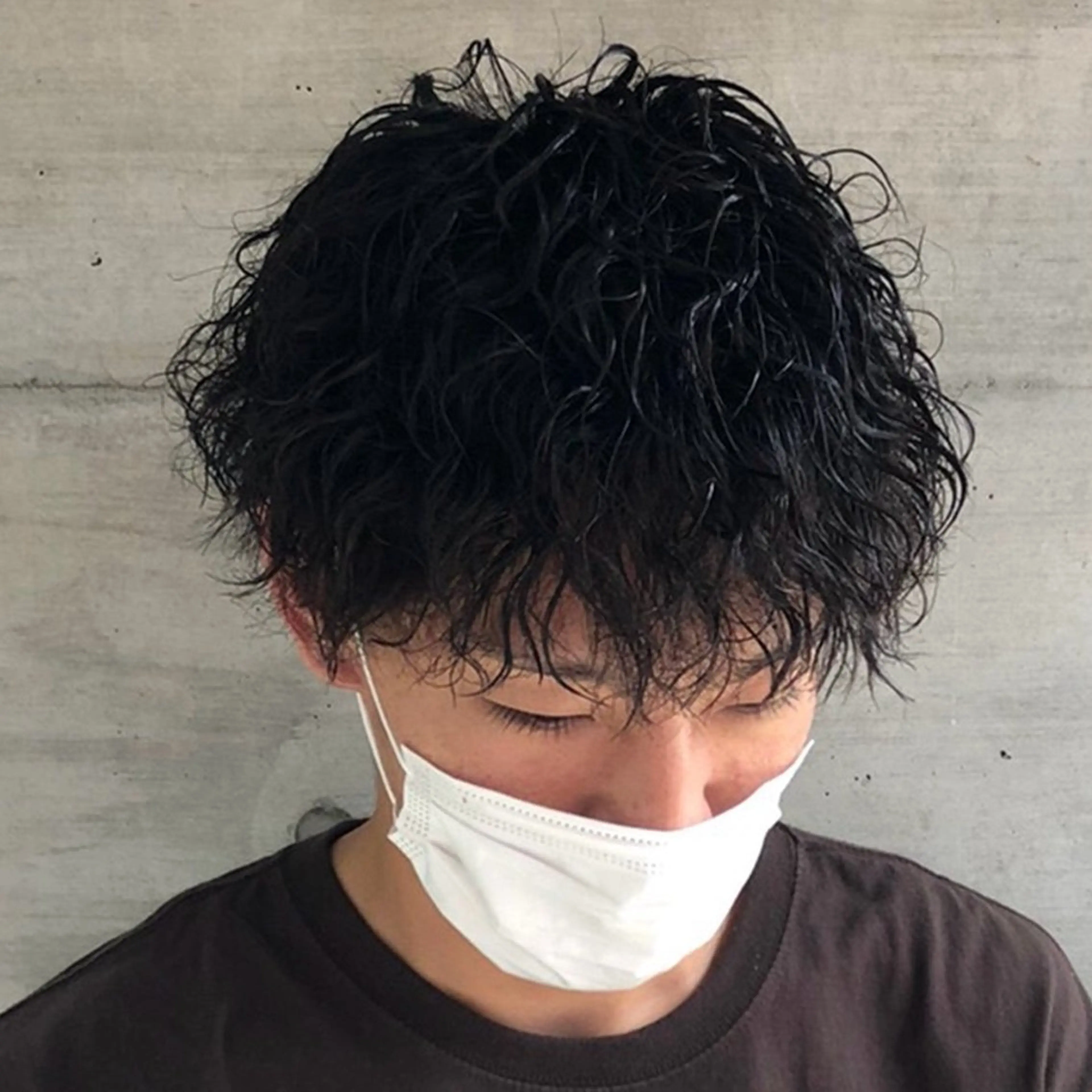 パーマ カット パーマ 【メンズパーマ】 カミヤマシオリのヘアスタイル