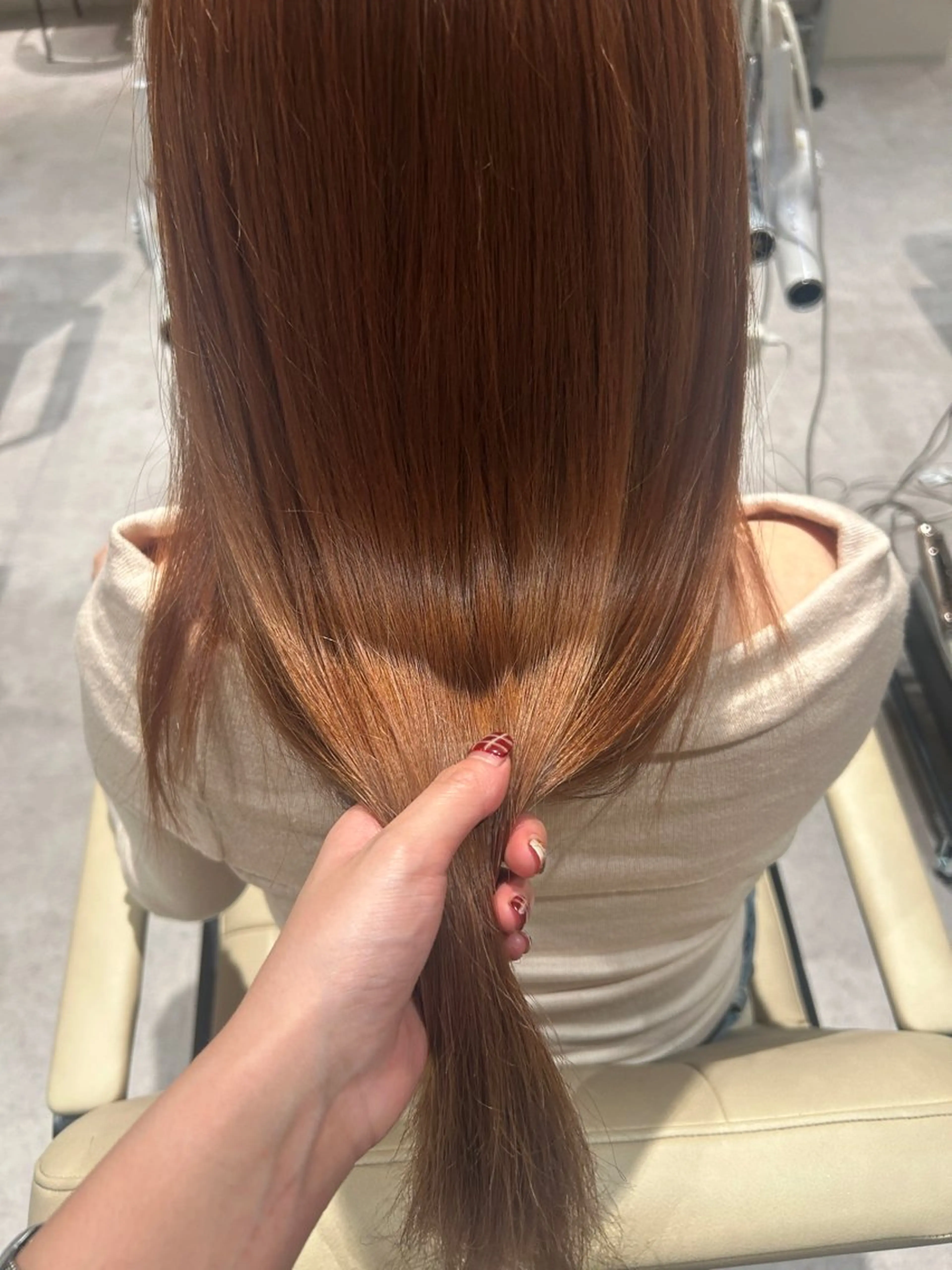 ロング 木村 那奈のヘアスタイル