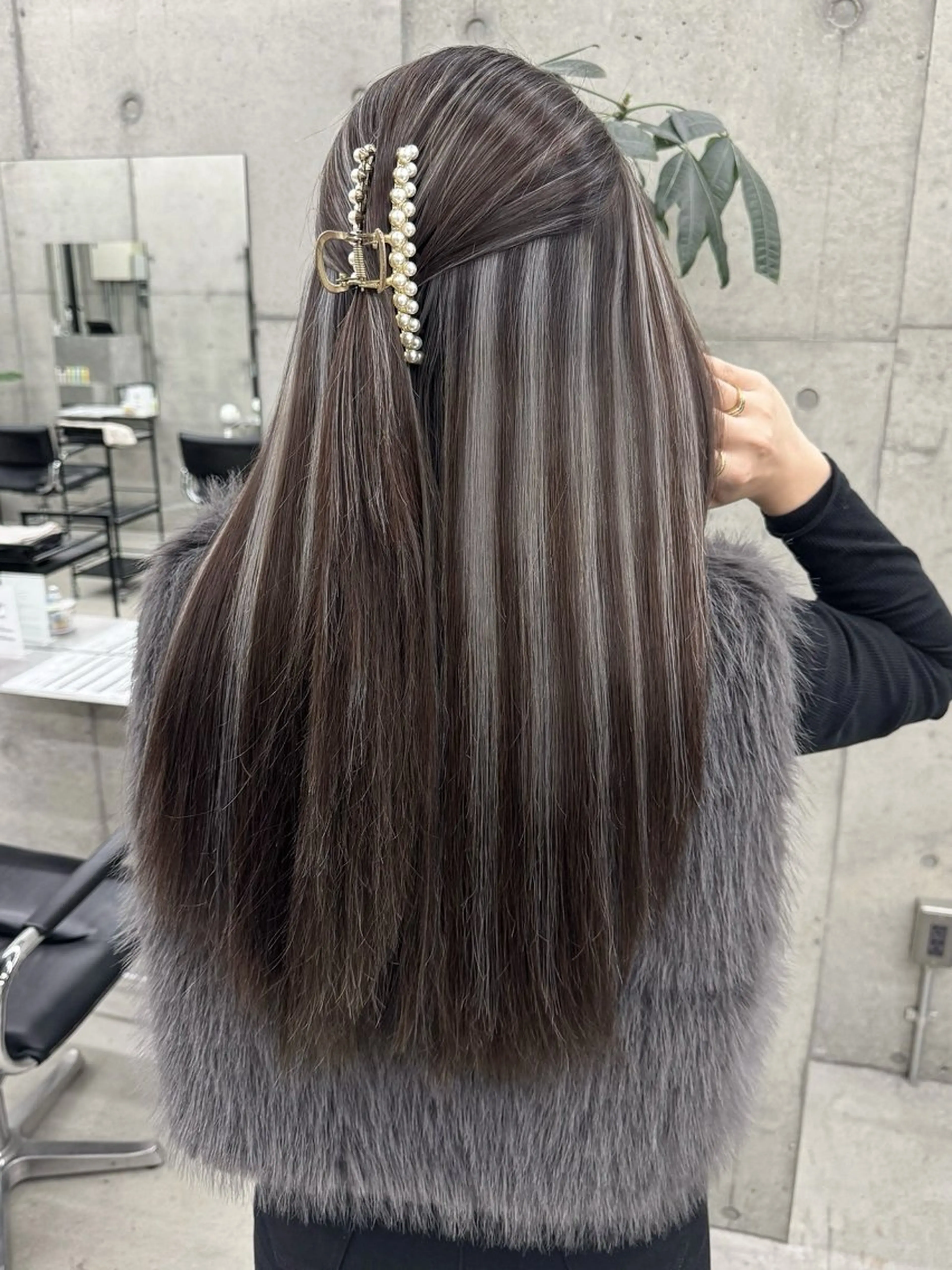 カラー ヘアカラー 和木坂 日美のヘアスタイル